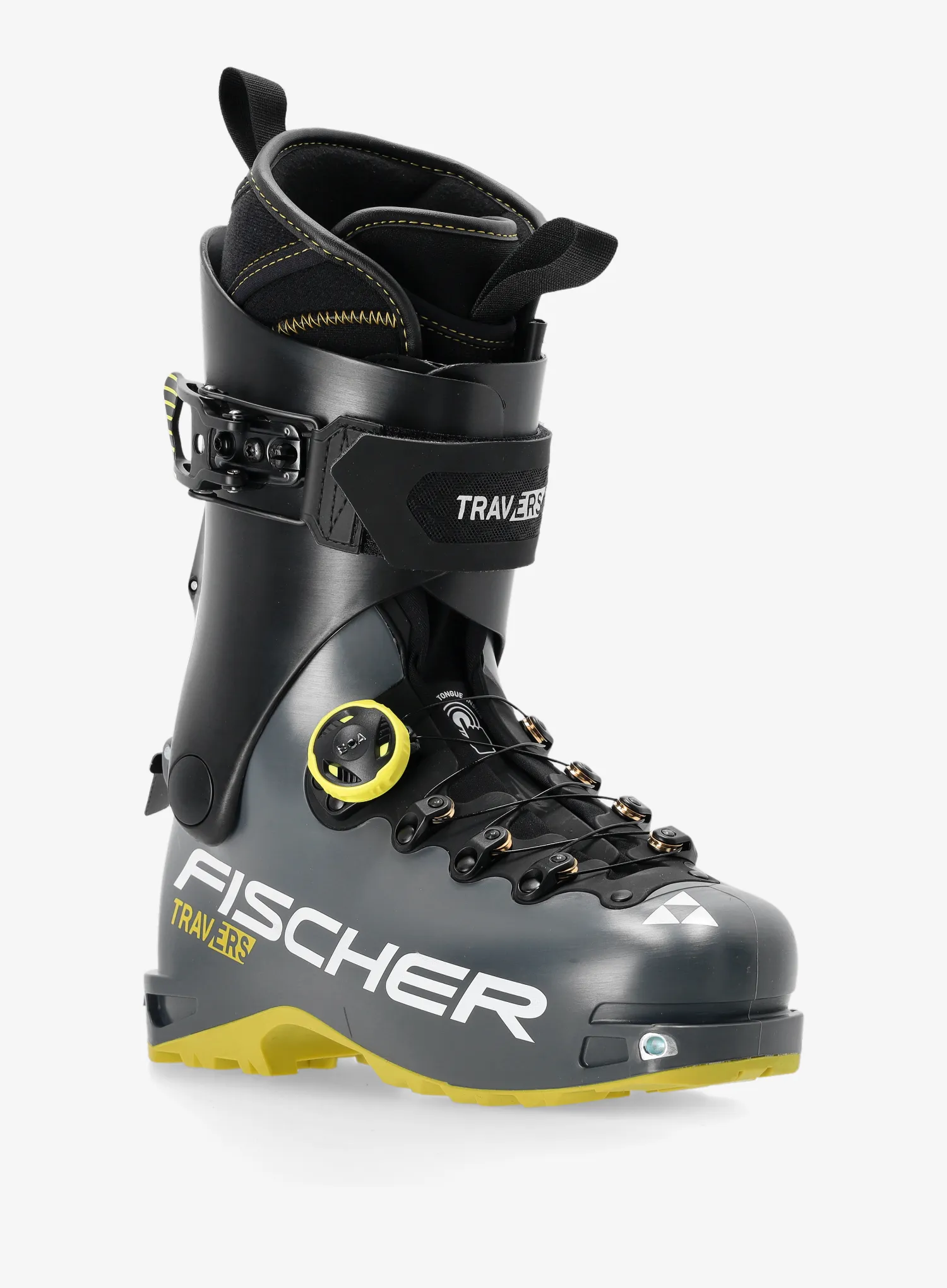 Skialpové boty Fischer Travers CS - yellow/grey/black