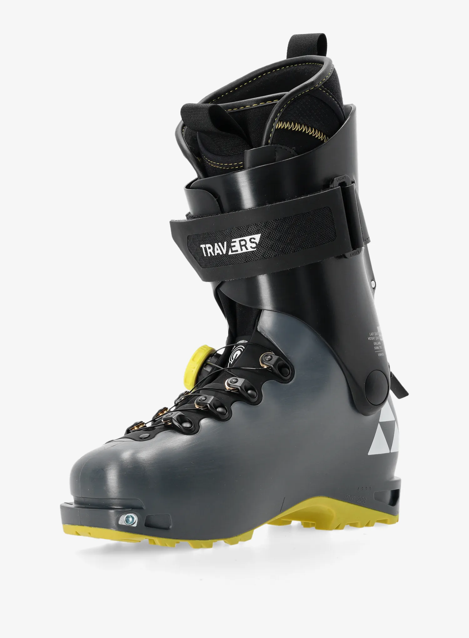 Skialpové boty Fischer Travers CS - yellow/grey/black
