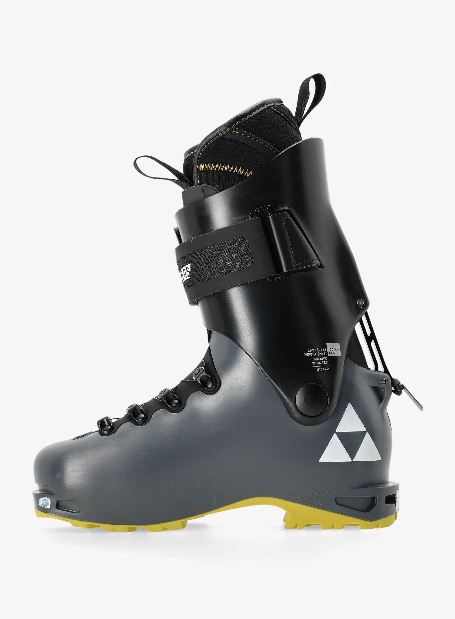 Skialpové boty Fischer Travers CS - yellow/grey/black