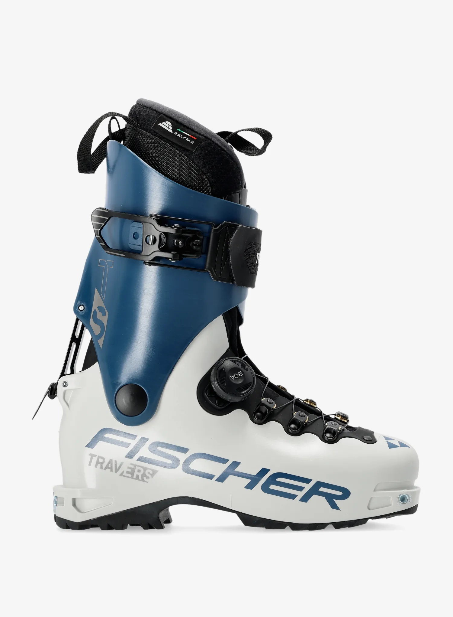 Skialpová obuv Fischer Travers TS - white/blue