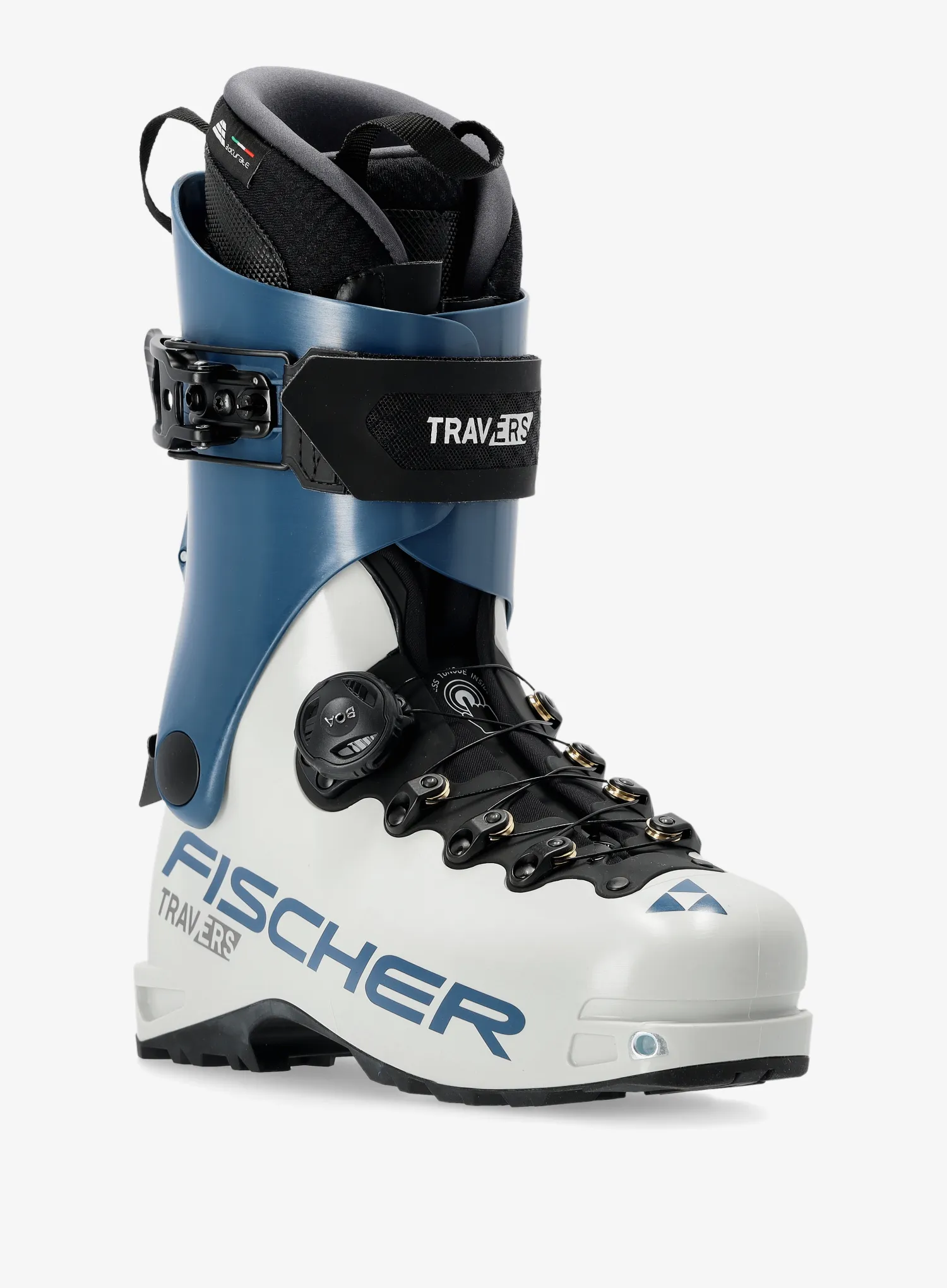 Skialpová obuv Fischer Travers TS - white/blue
