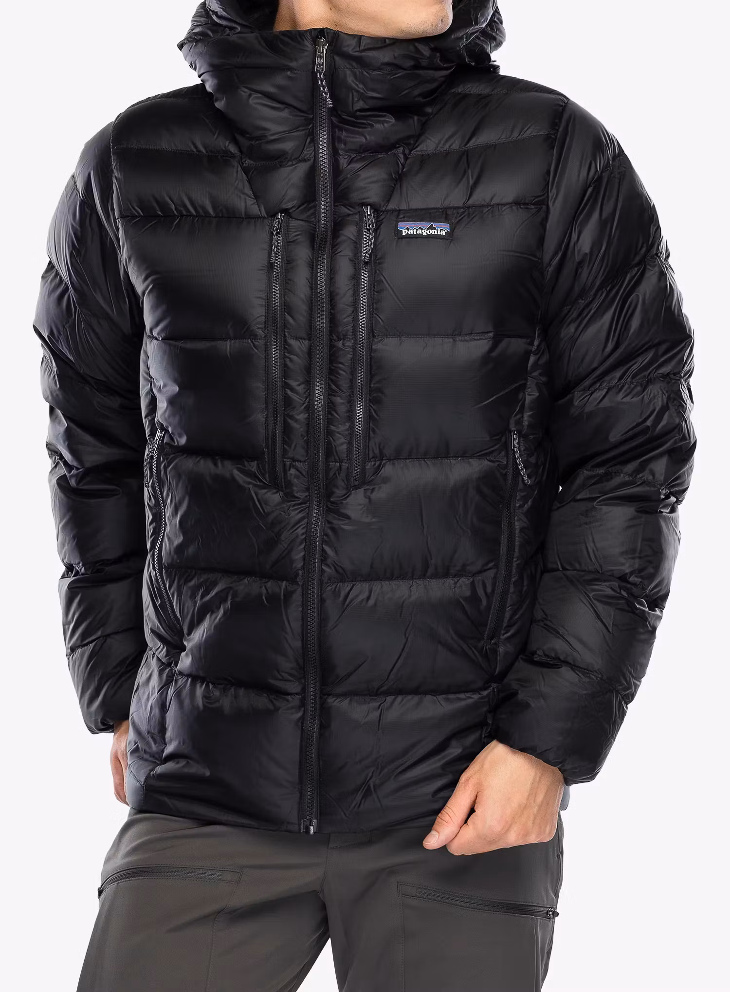 Bunda Patagonia Fitz Roy Down Hoody - black