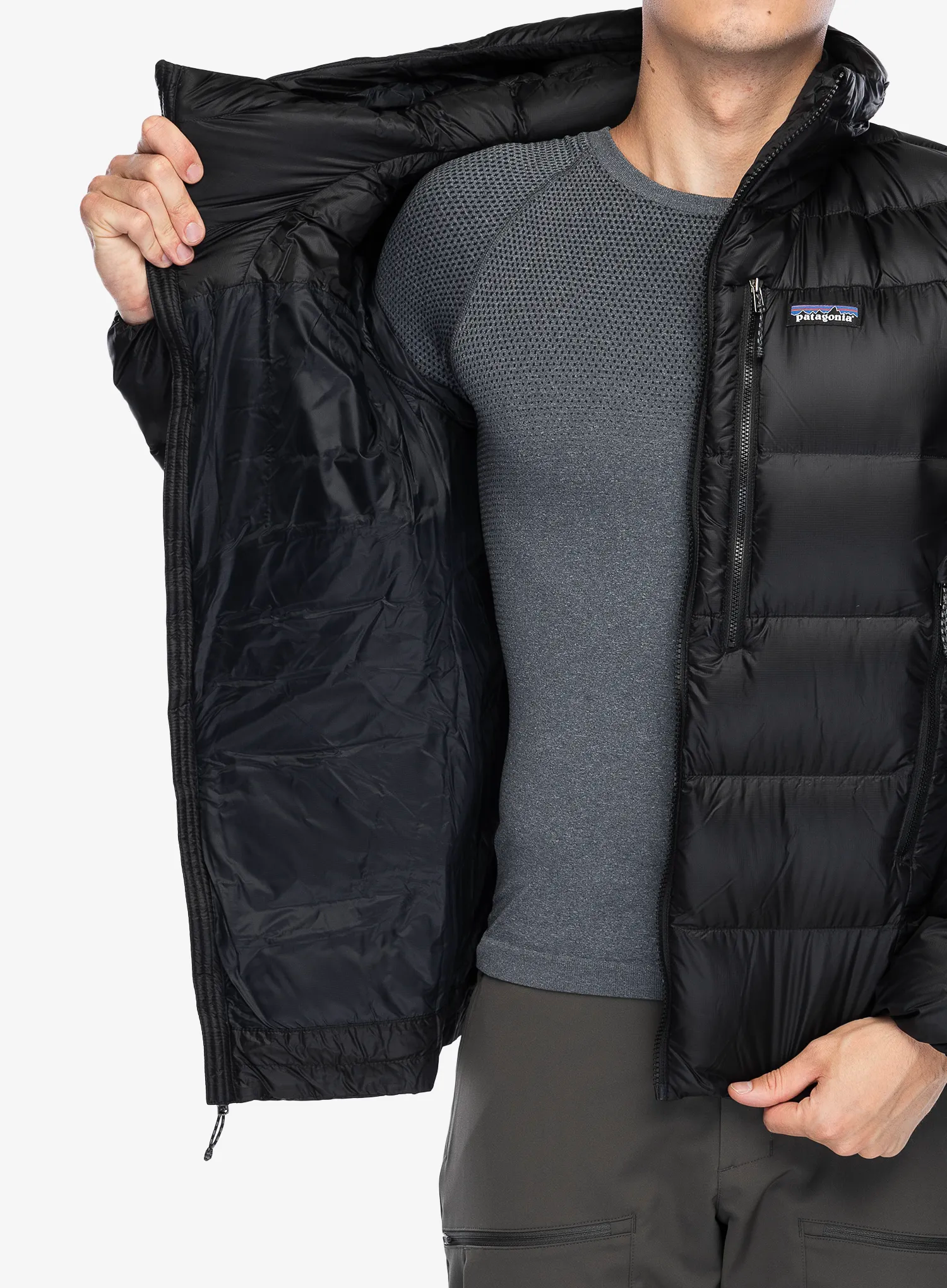 Bunda Patagonia Fitz Roy Down Hoody - black