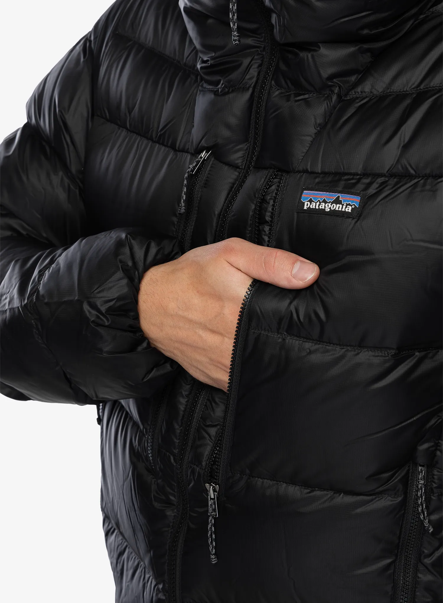 Bunda Patagonia Fitz Roy Down Hoody - black