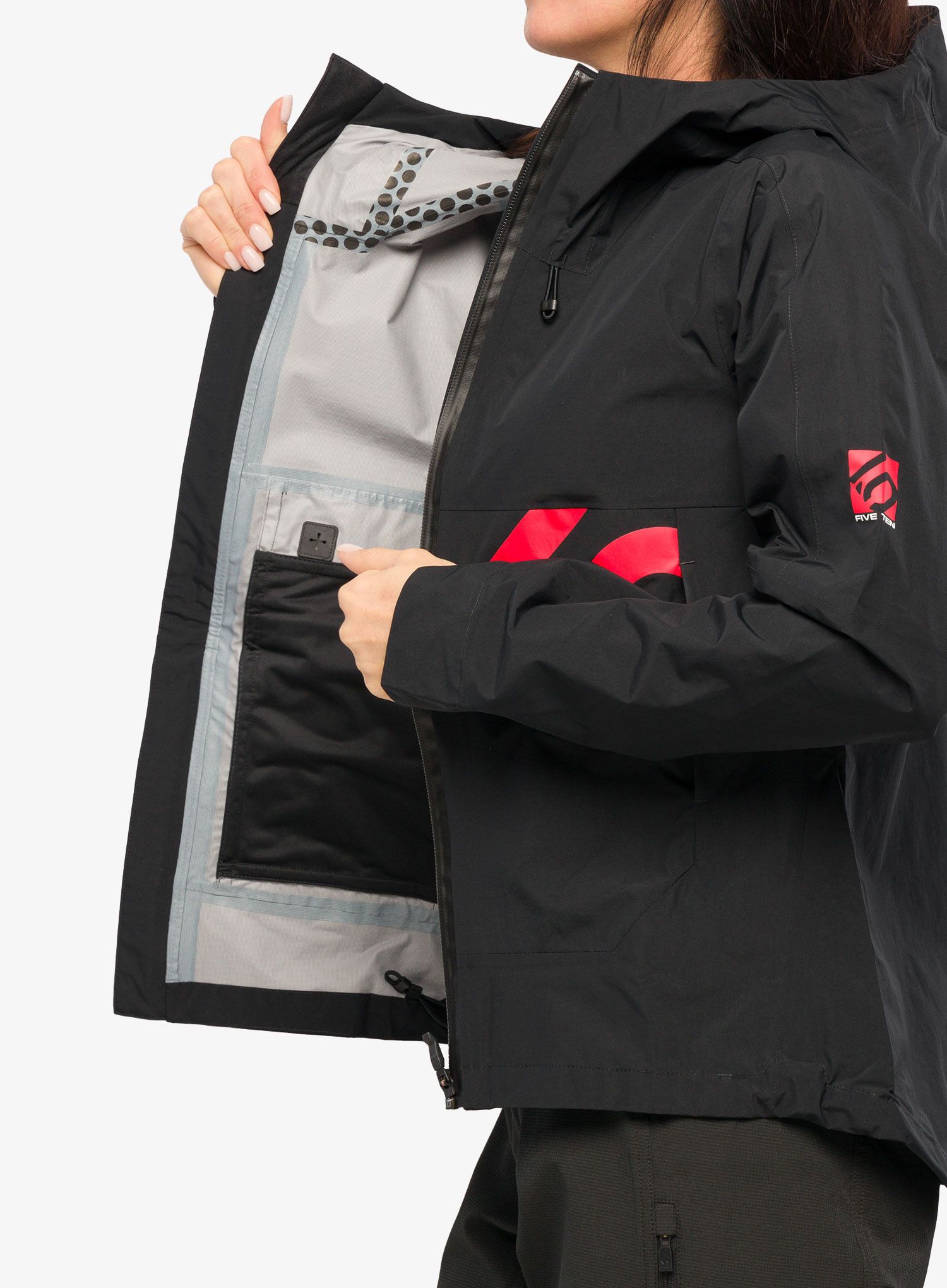 Dámská cyklistická bunda Five Ten Bike All-Mountain Rain Jacket - black