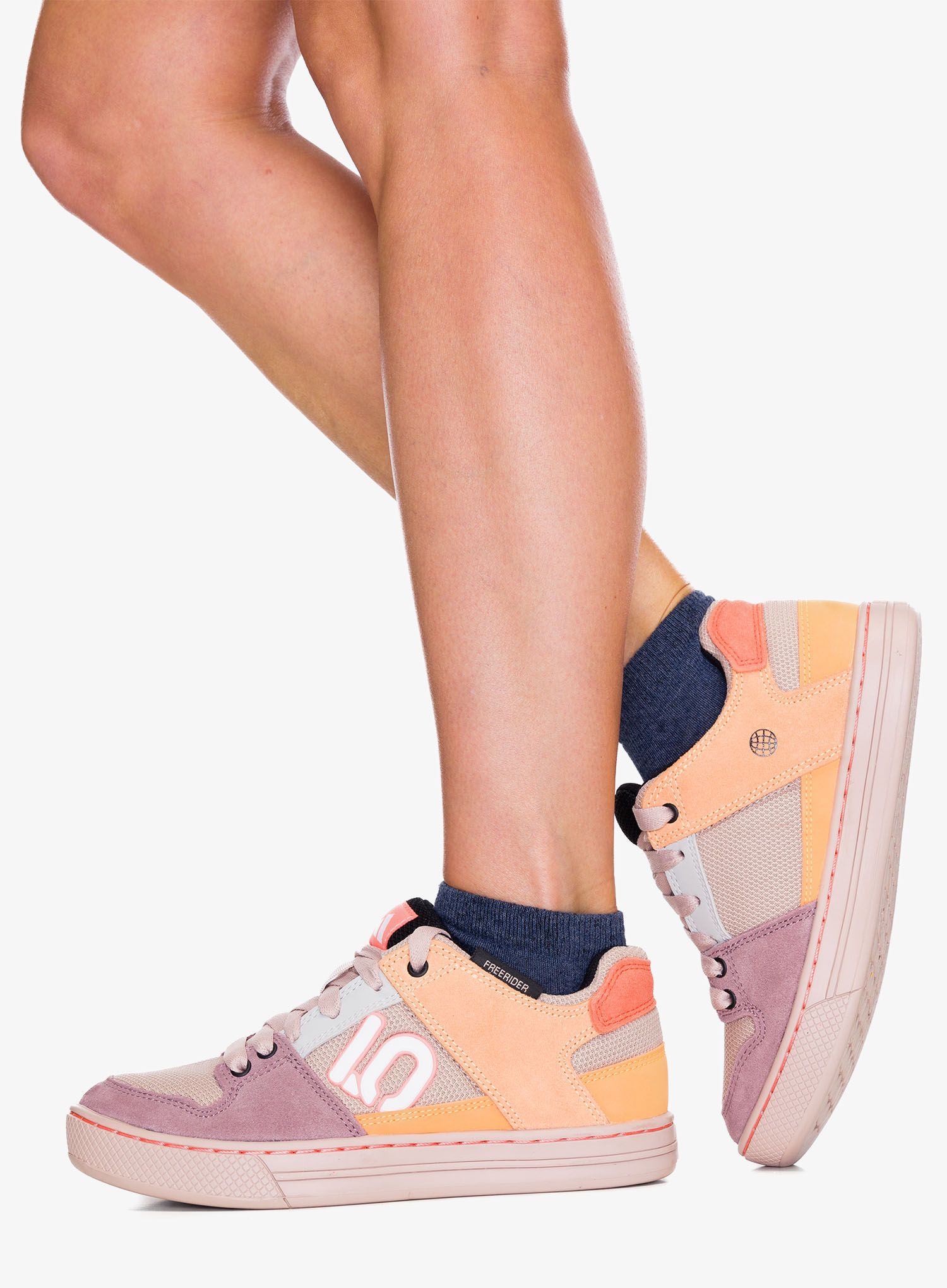Dámské boty Five Ten Freerider - taupe/white/acid