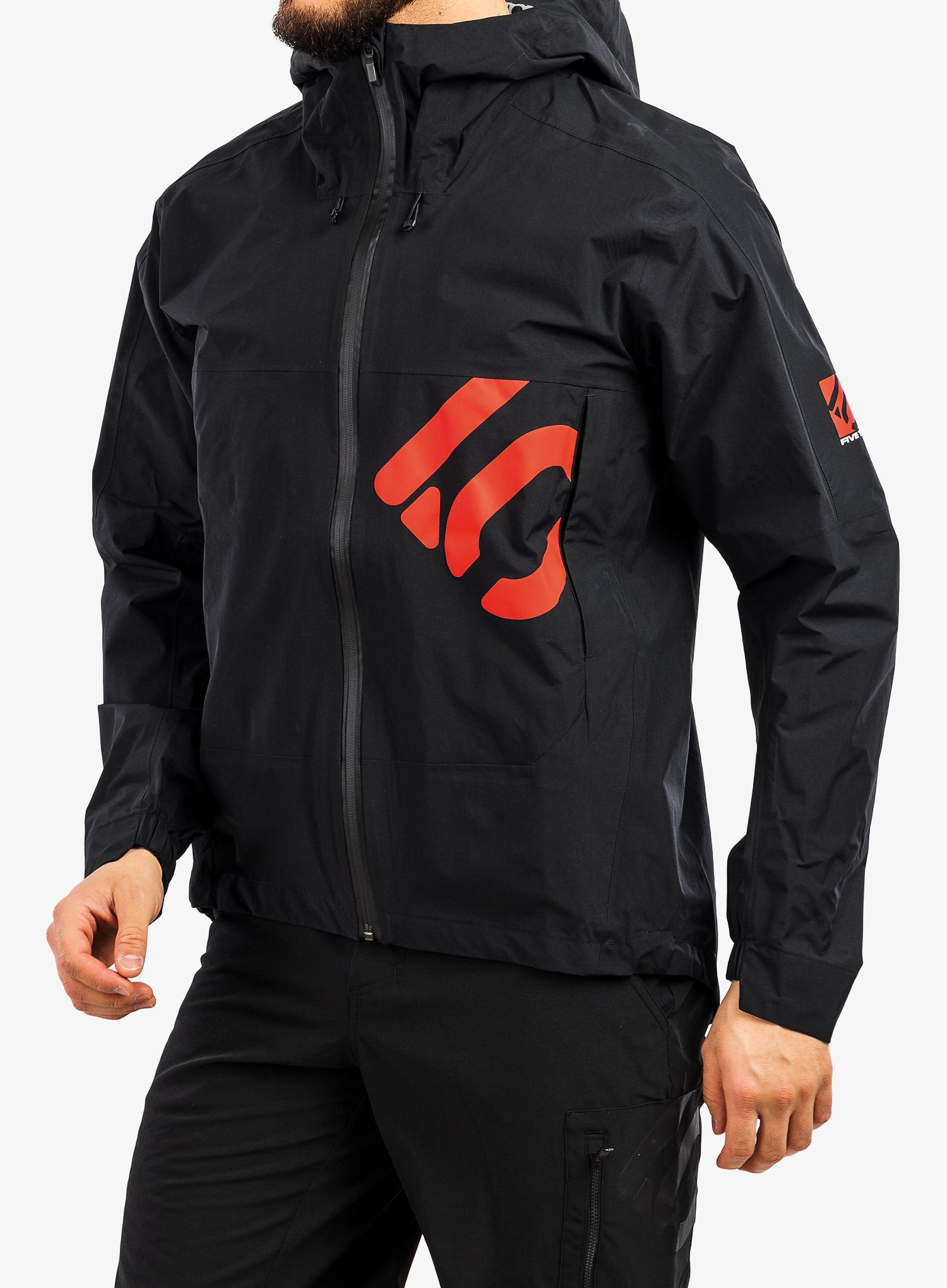 Nepromokavá bunda Five Ten Rain Jkt - black/black