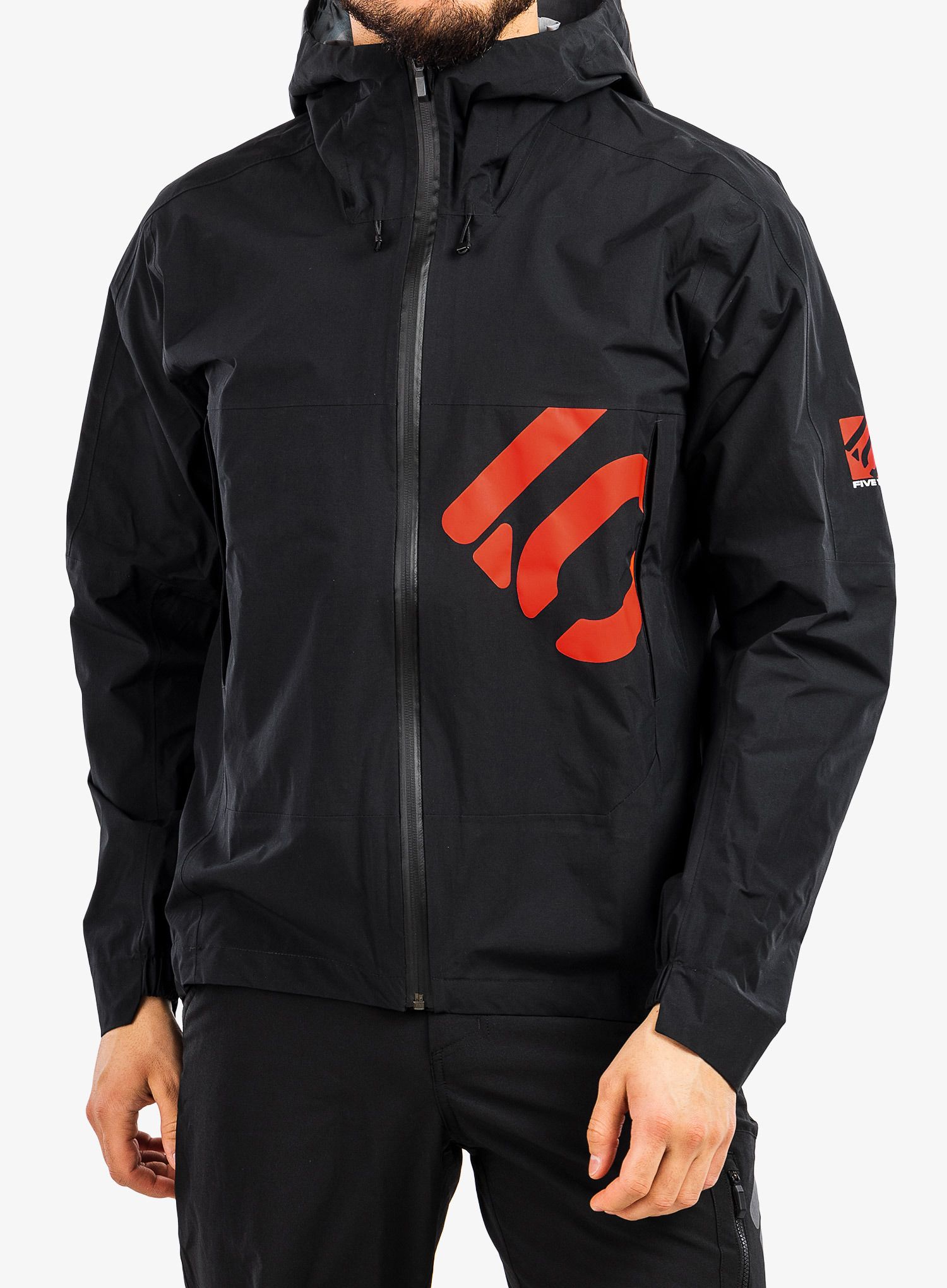 Nepromokavá bunda Five Ten Rain Jkt - black/black