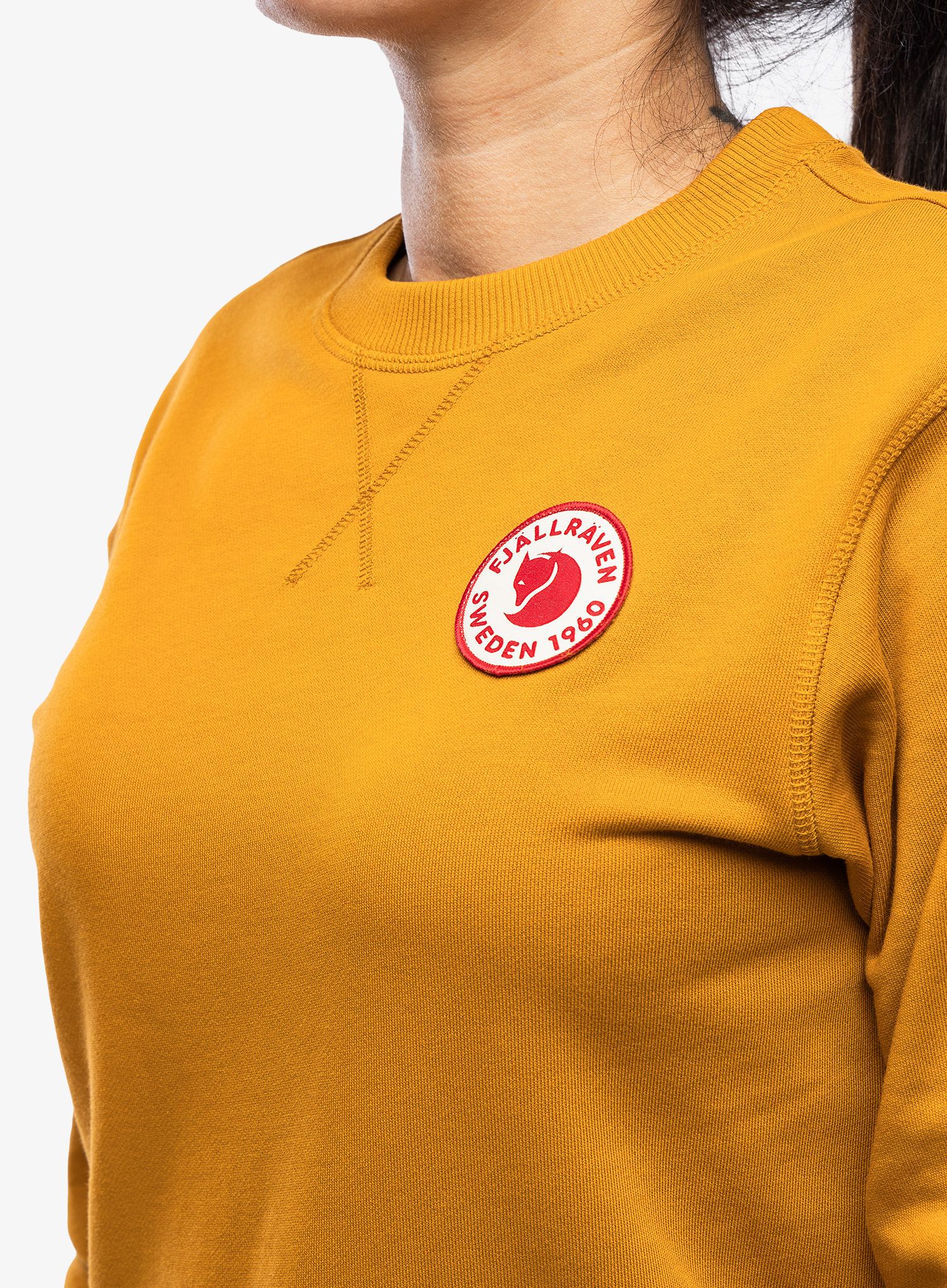 Dámská mikina Fjallraven 1960 Logo Badge Sweater W - acorn