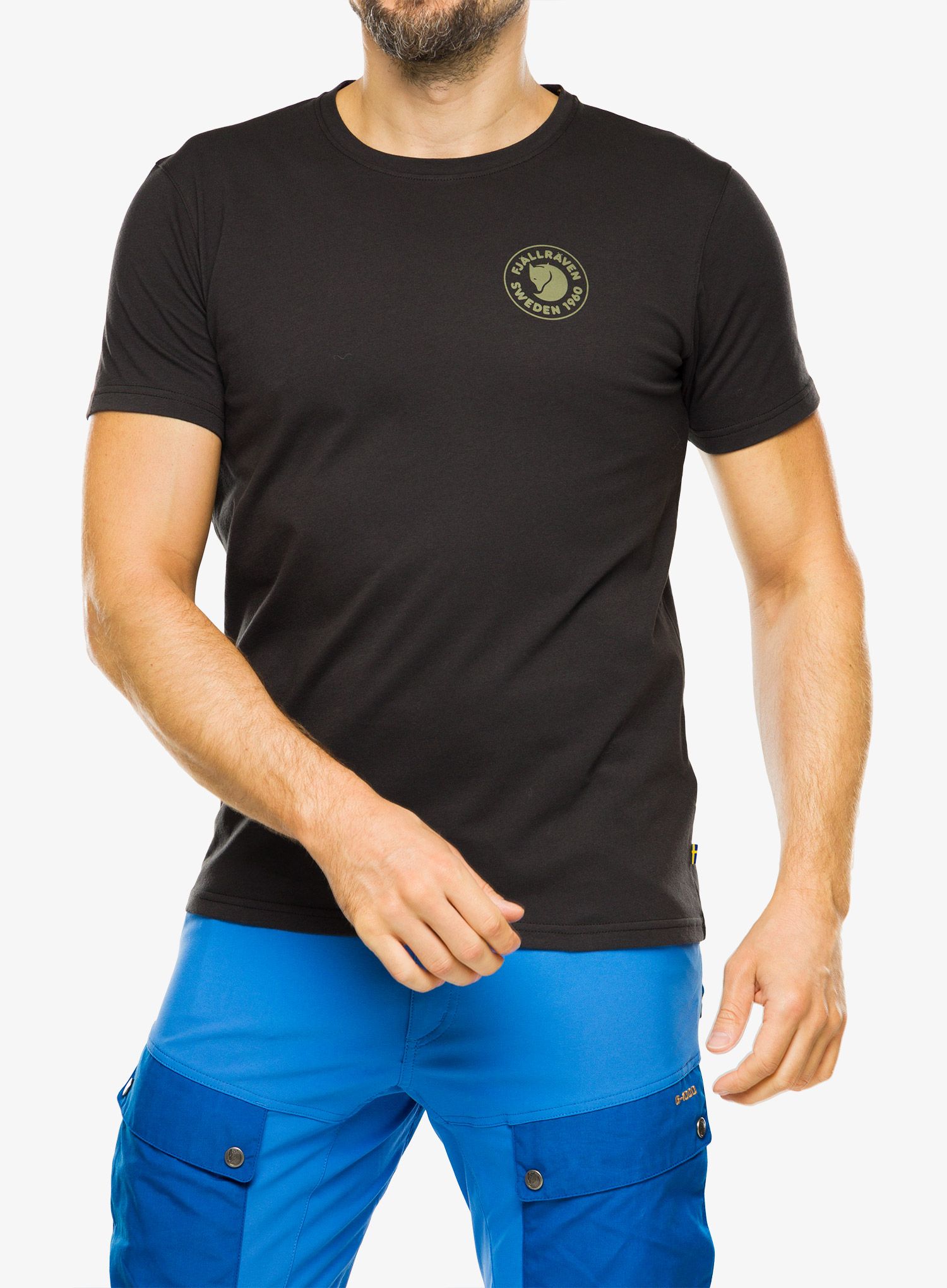 Bavlněné tričko Fjallraven 1960 Logo T-Shirt - black
