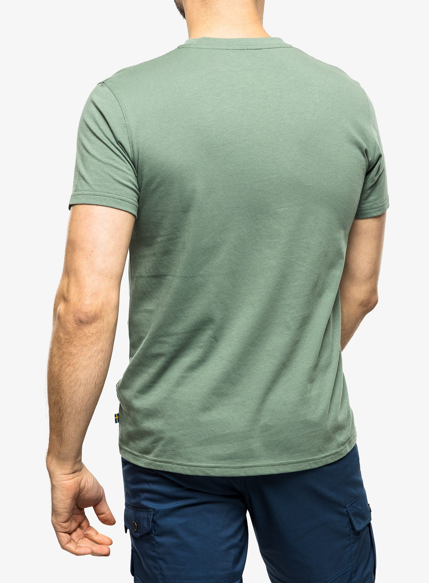 Bavlněné tričko pánské Fjallraven 1960 Logo T-Shirt - patina green