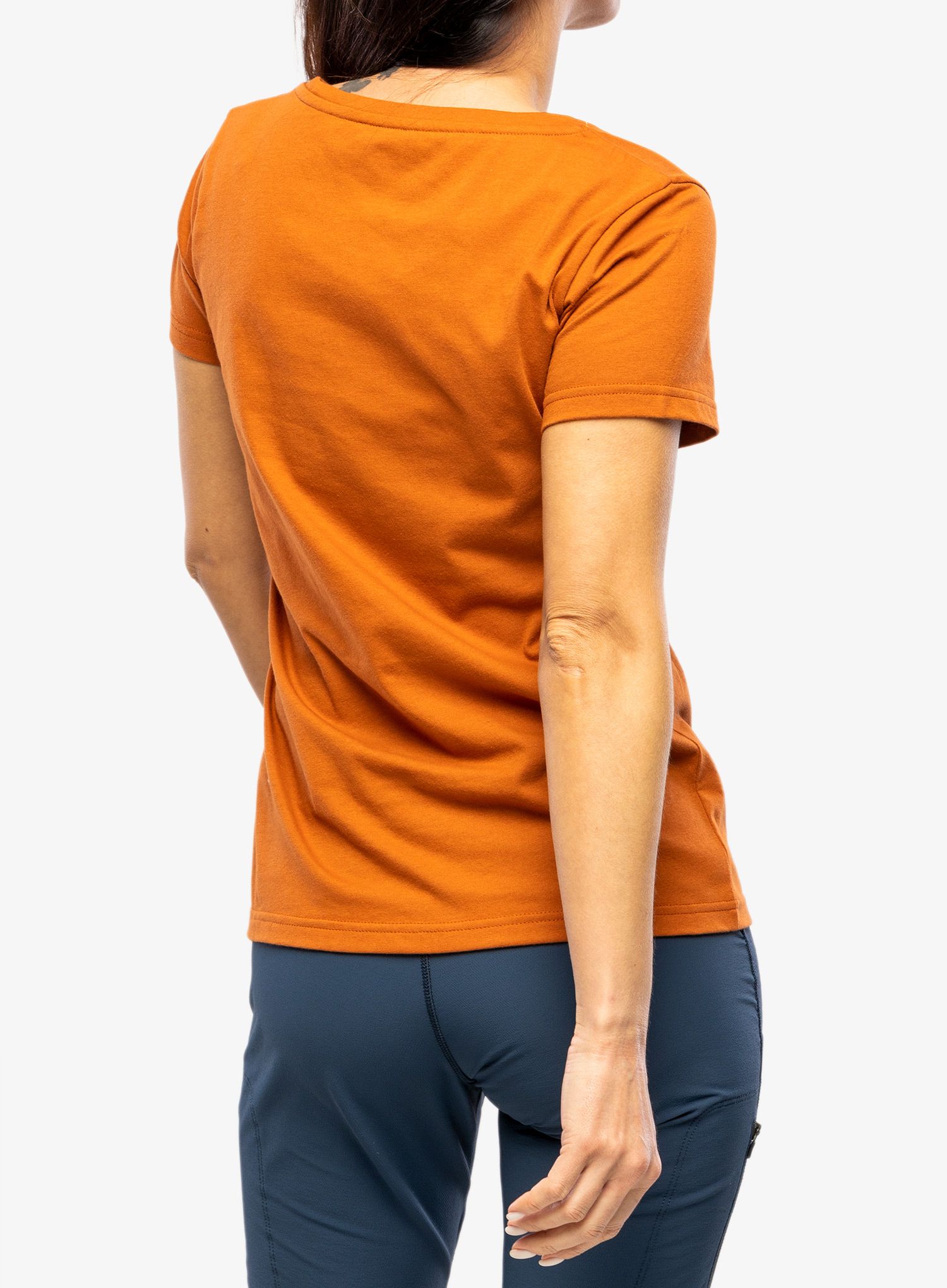 Bavlněné tričko dámské Fjallraven 1960 Logo T-shirt - terracotta brown