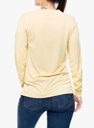 Dámské triko s dlouhým rukávem Fjallraven Abisko Day Hike LS - mais yellow