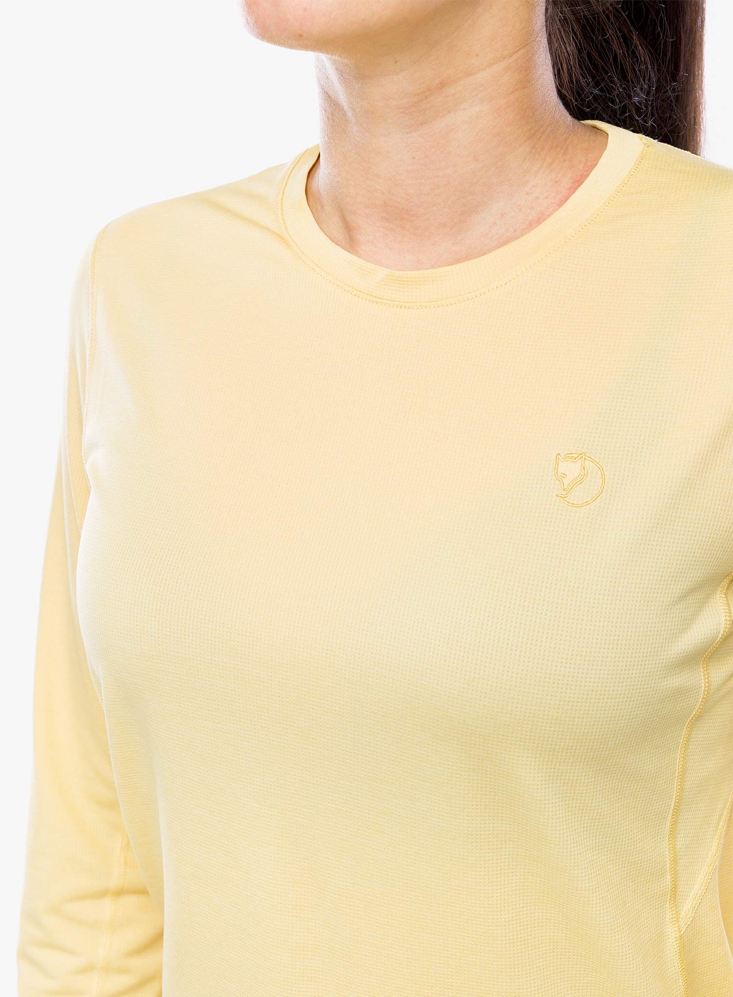 Dámské triko s dlouhým rukávem Fjallraven Abisko Day Hike LS - mais yellow