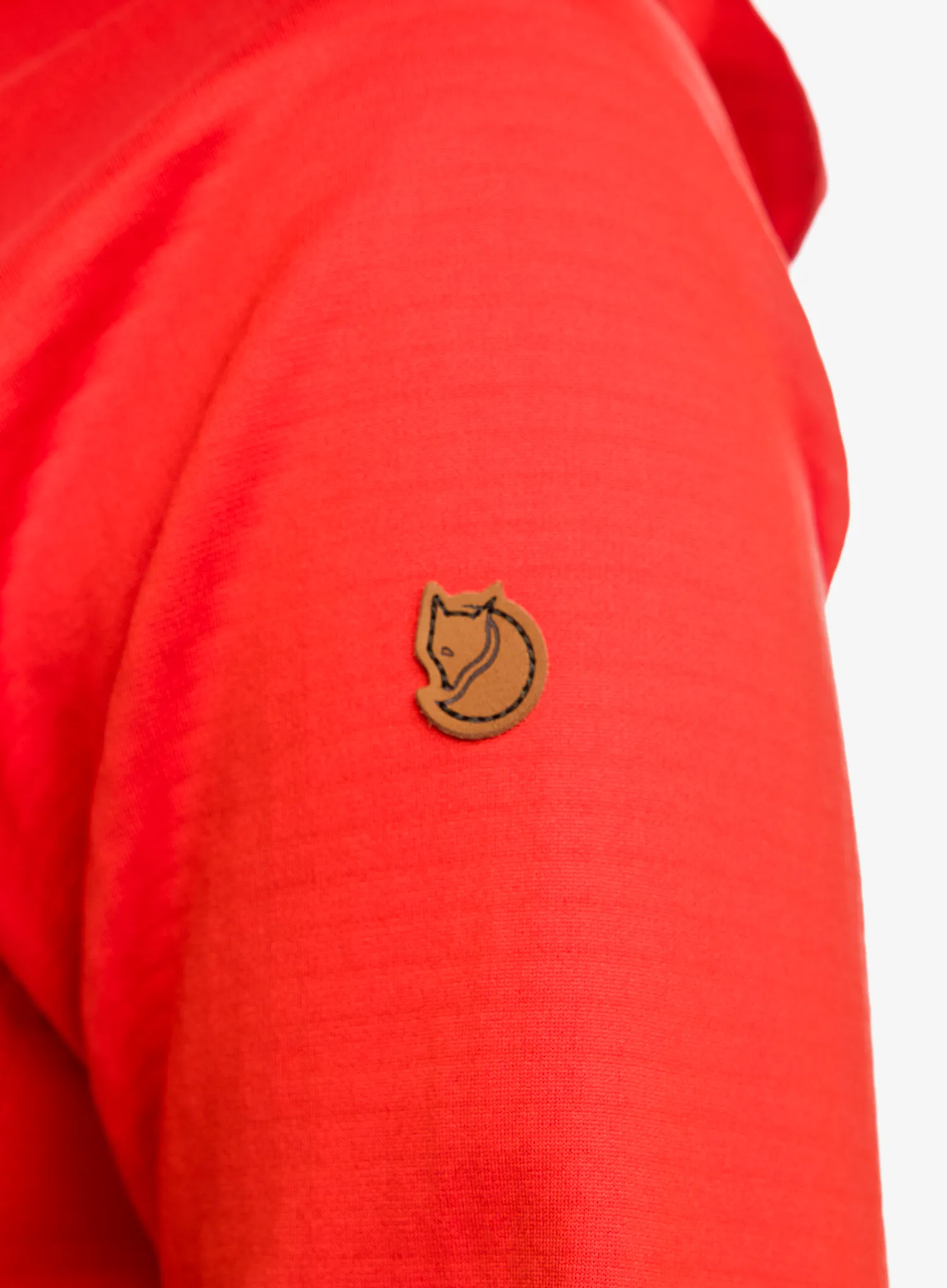 Fleece mikina dámská Fjallraven Abisko Grid Fleece Hoodie - flame orange