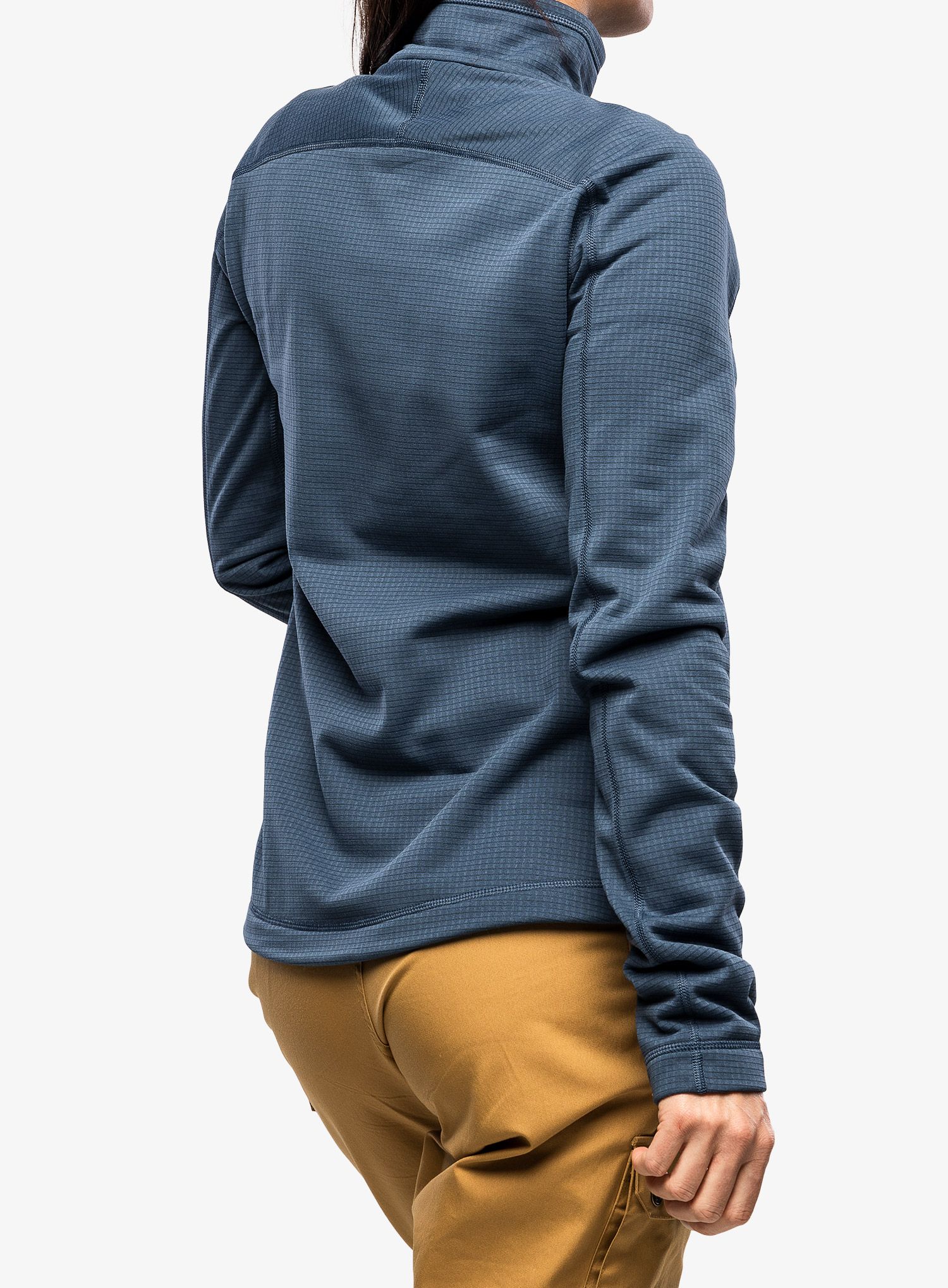 Fleece mikina dámská Fjallraven Abisko Lite Fleece Half Zip - indigo blue