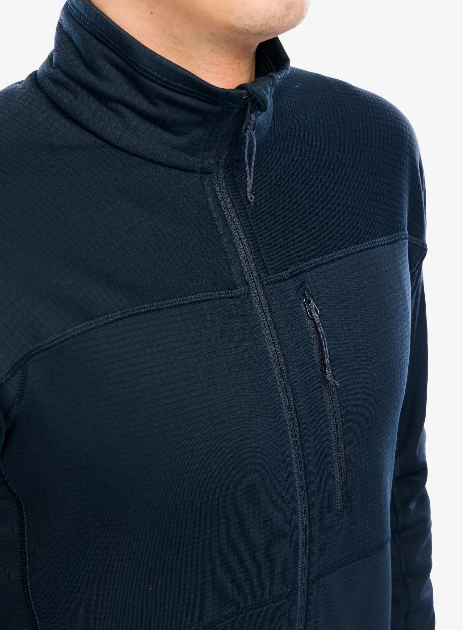 Rozepínací mikina Fjallraven Abisko Lite Fleece Jacket - dark navy