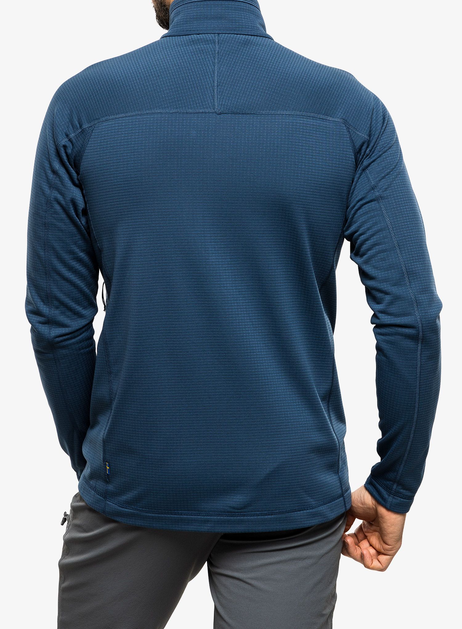 Rozepínací mikina Fjallraven Abisko Lite Fleece Jacket - indigo blue