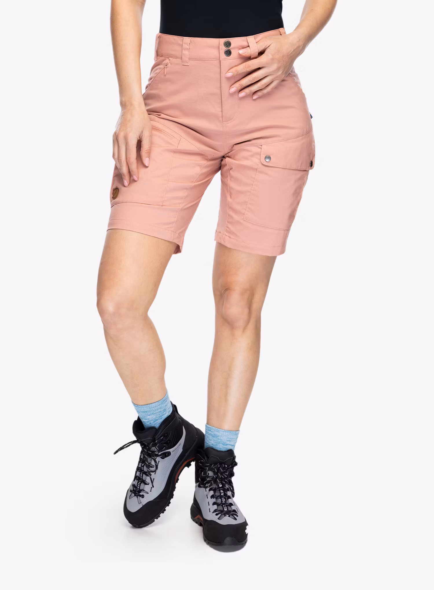 Kraťasy dámské Fjallraven Abisko Midsummer Shorts - dusty rose