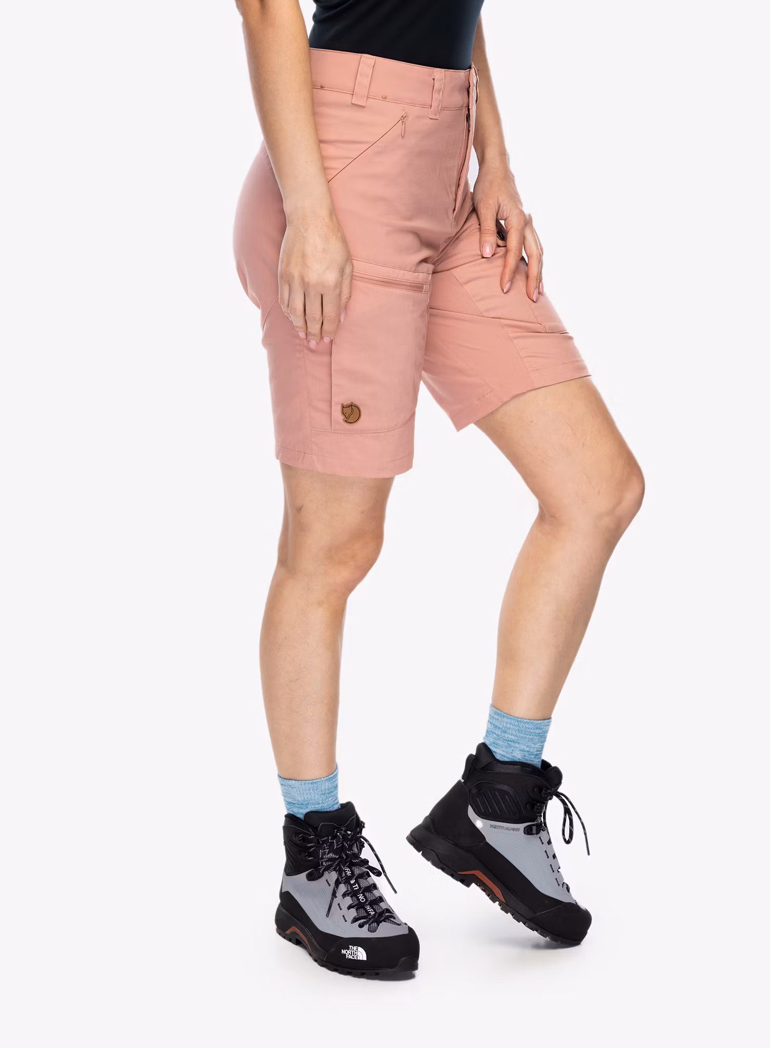 Kraťasy dámské Fjallraven Abisko Midsummer Shorts - dusty rose