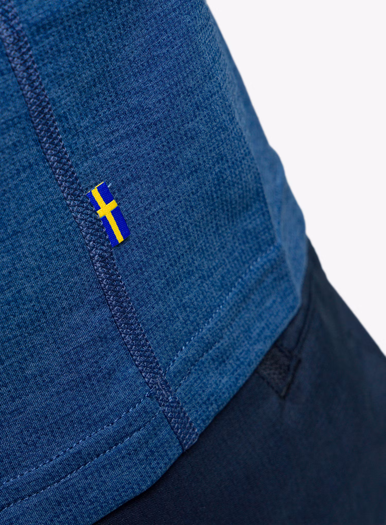 Mikina s kapucí Fjallraven Abisko Sun-hoodie - indigo blue