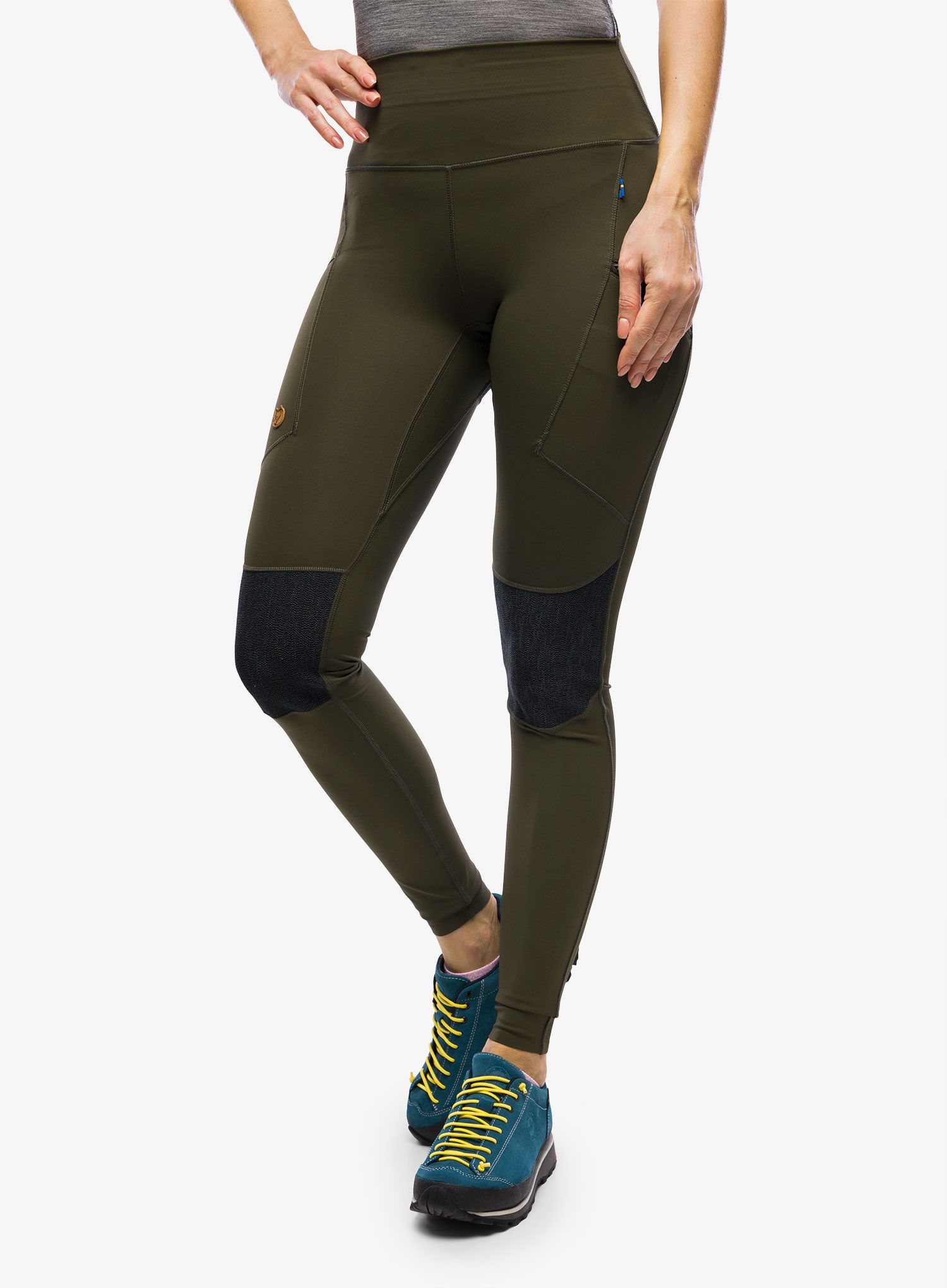 Kalhoty dámské Fjallraven Abisko Trekking Tights HD - deep forest