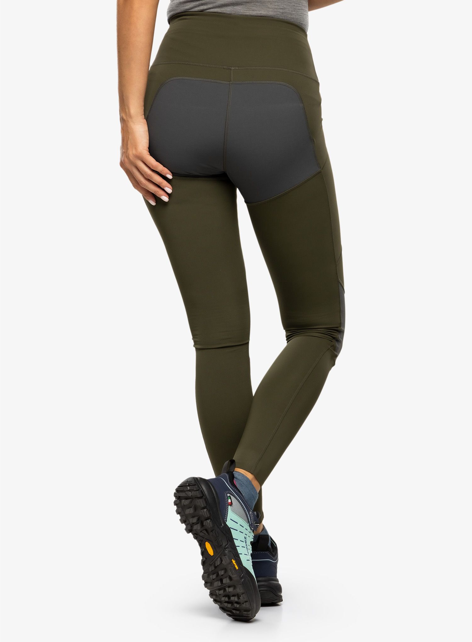 Kalhoty dámské Fjallraven Abisko Trekking Tights Pro - deep forest/iron grey