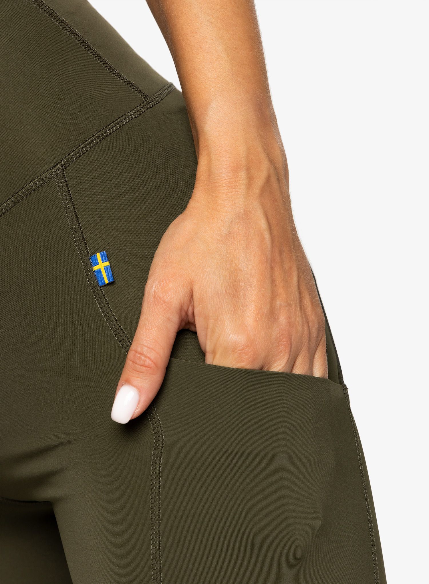 Kalhoty dámské Fjallraven Abisko Trekking Tights Pro - deep forest/iron grey