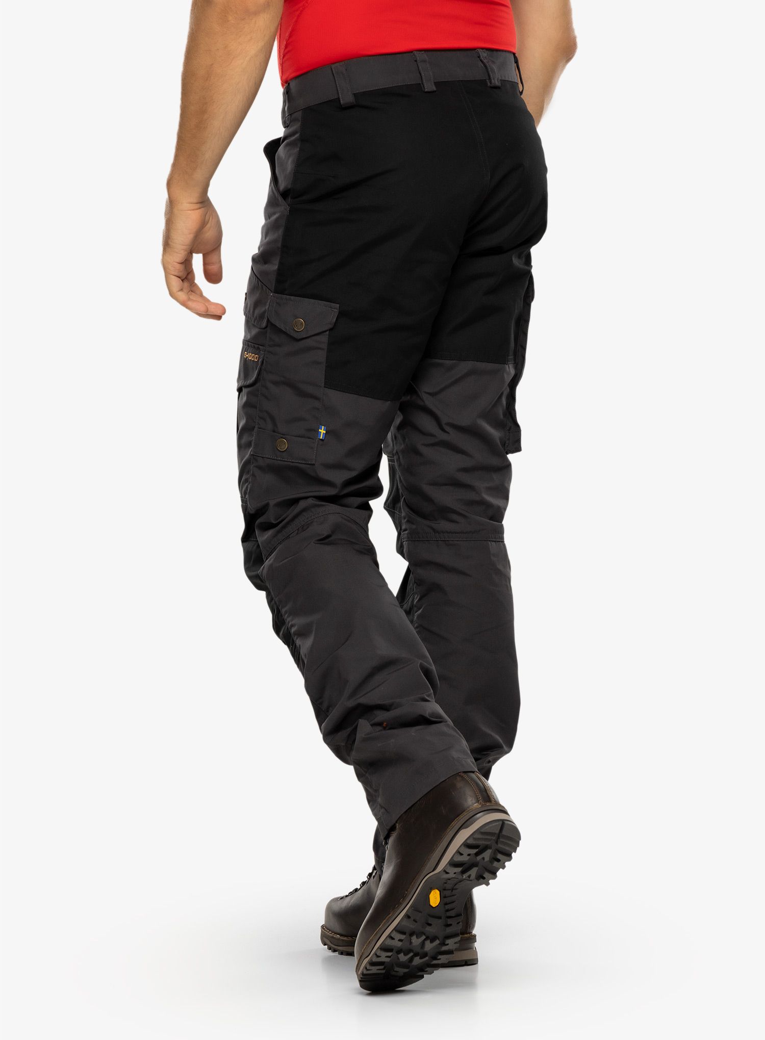 Turistické kalhoty Fjallraven Barents Pro Trousers M - dark grey/black