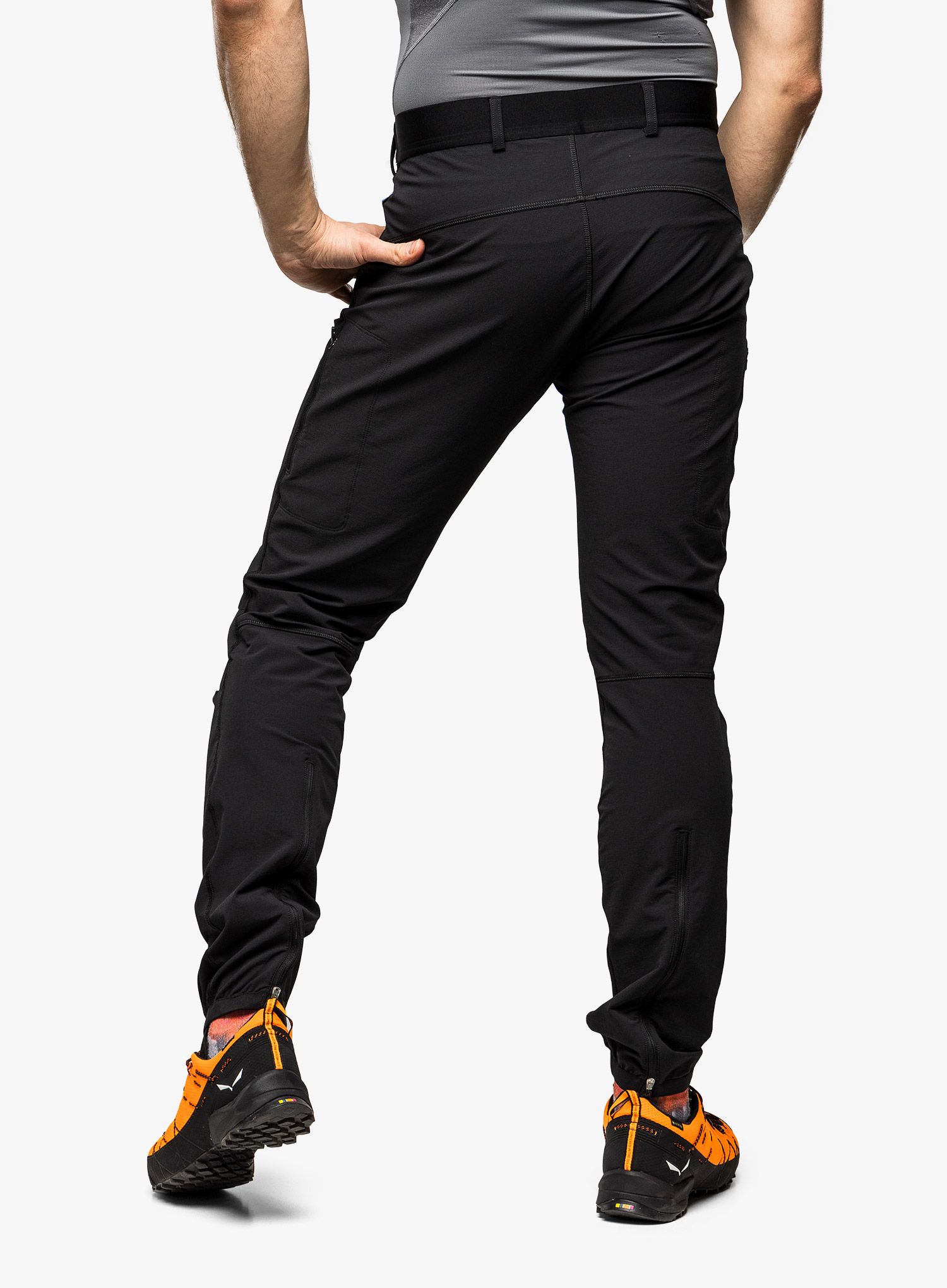 Trekové kalhoty Fjallraven Bergtagen Stretch Trousers - black