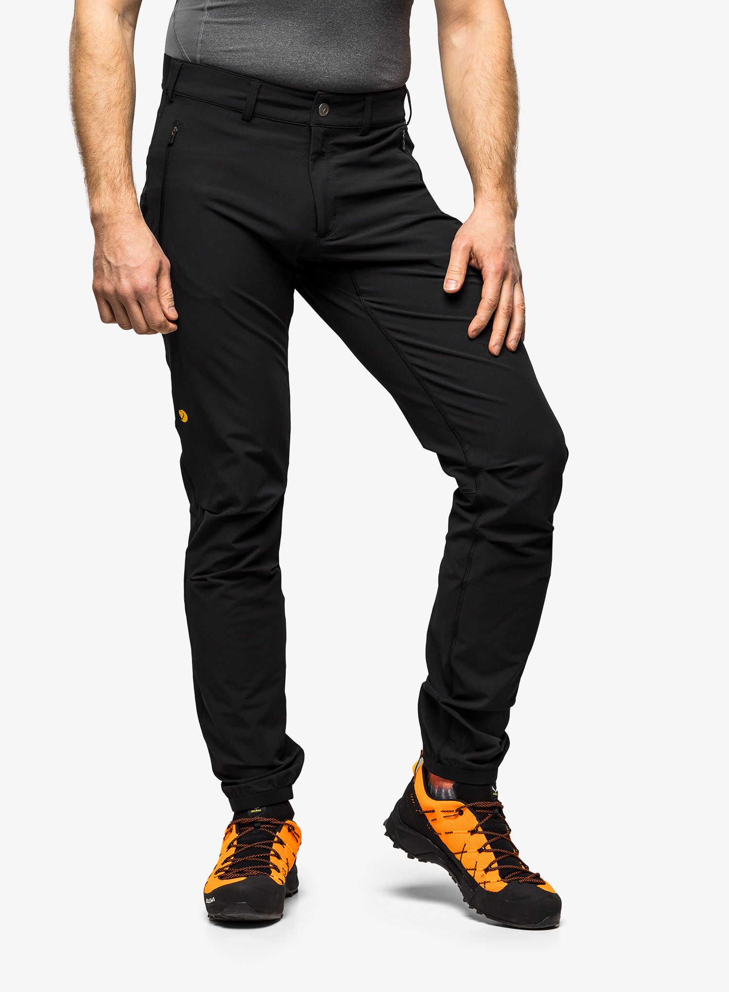 Trekové kalhoty Fjallraven Bergtagen Stretch Trousers - black