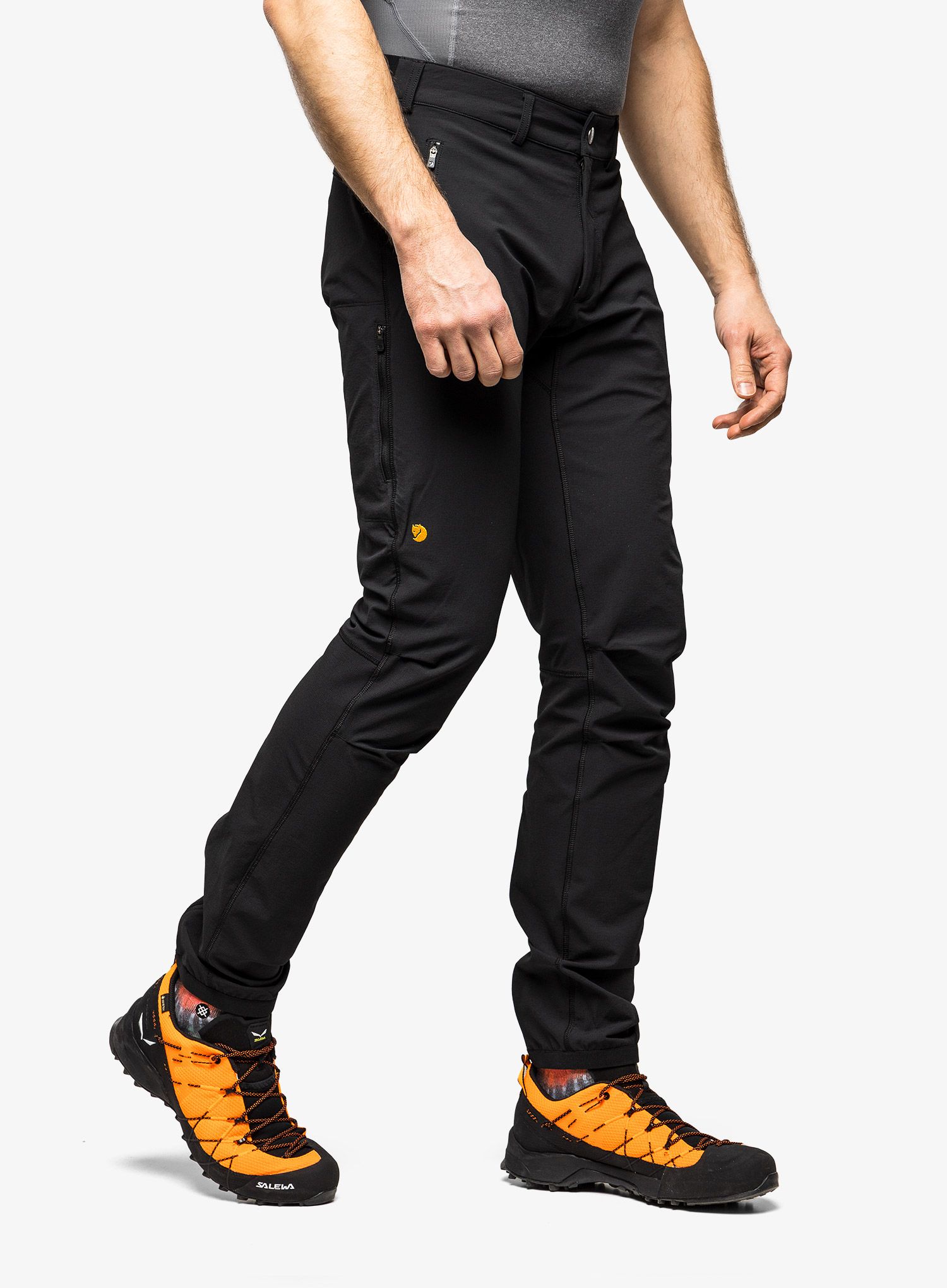 Trekové kalhoty Fjallraven Bergtagen Stretch Trousers - black