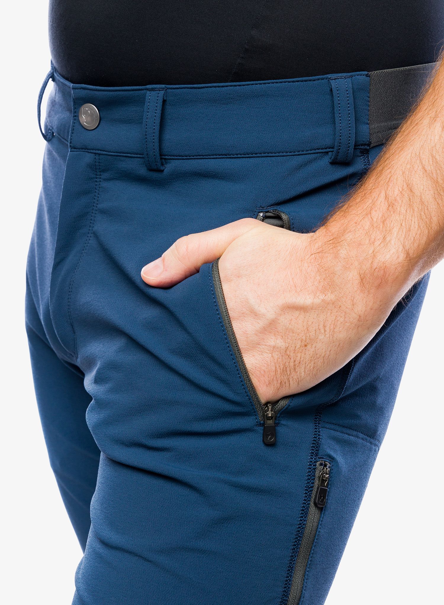 Turistické kalhoty Fjallraven Bergtagen Stretch Trousers - blue