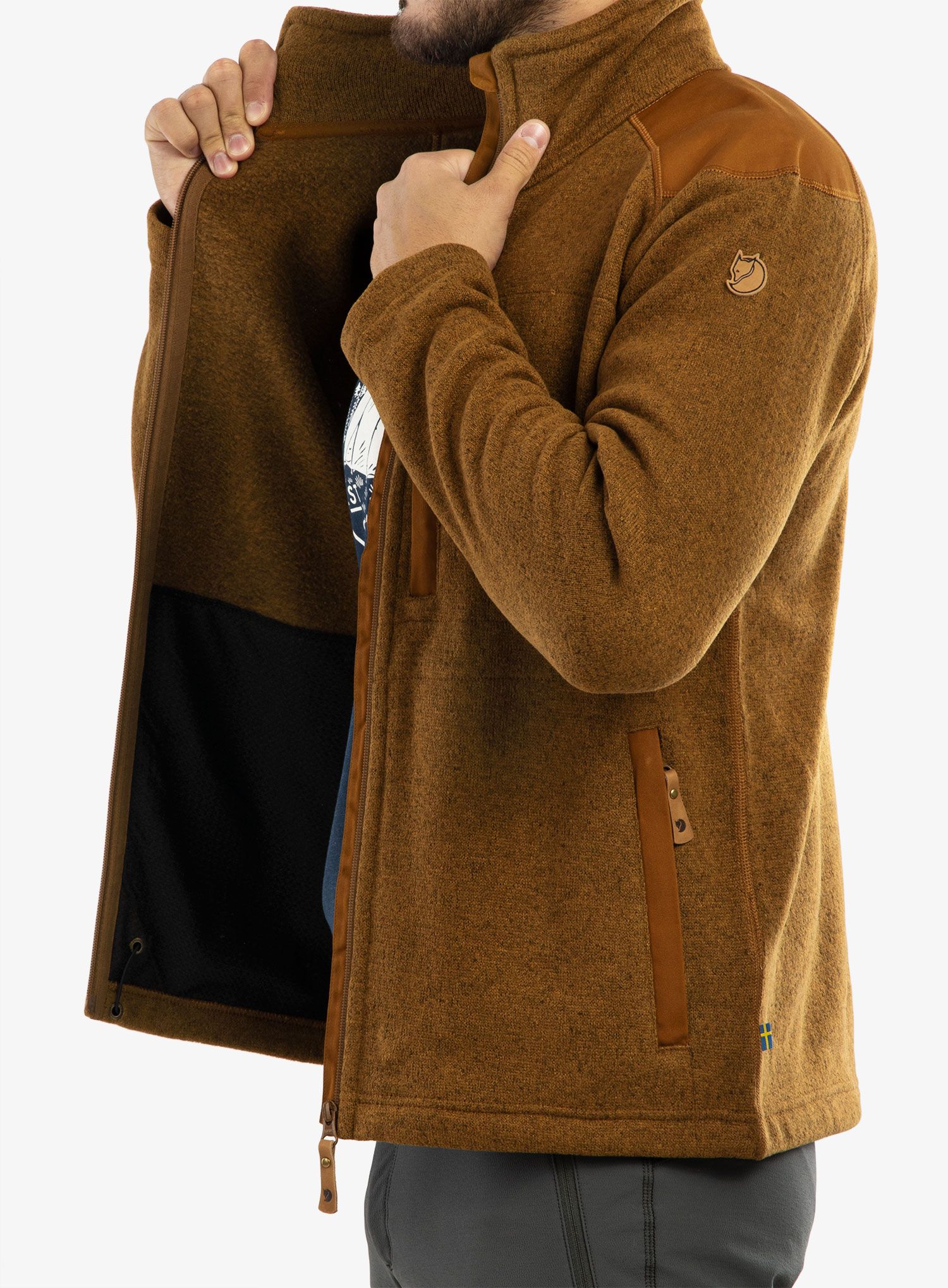 Mikina Fjallraven Buck Fleece - chestnut