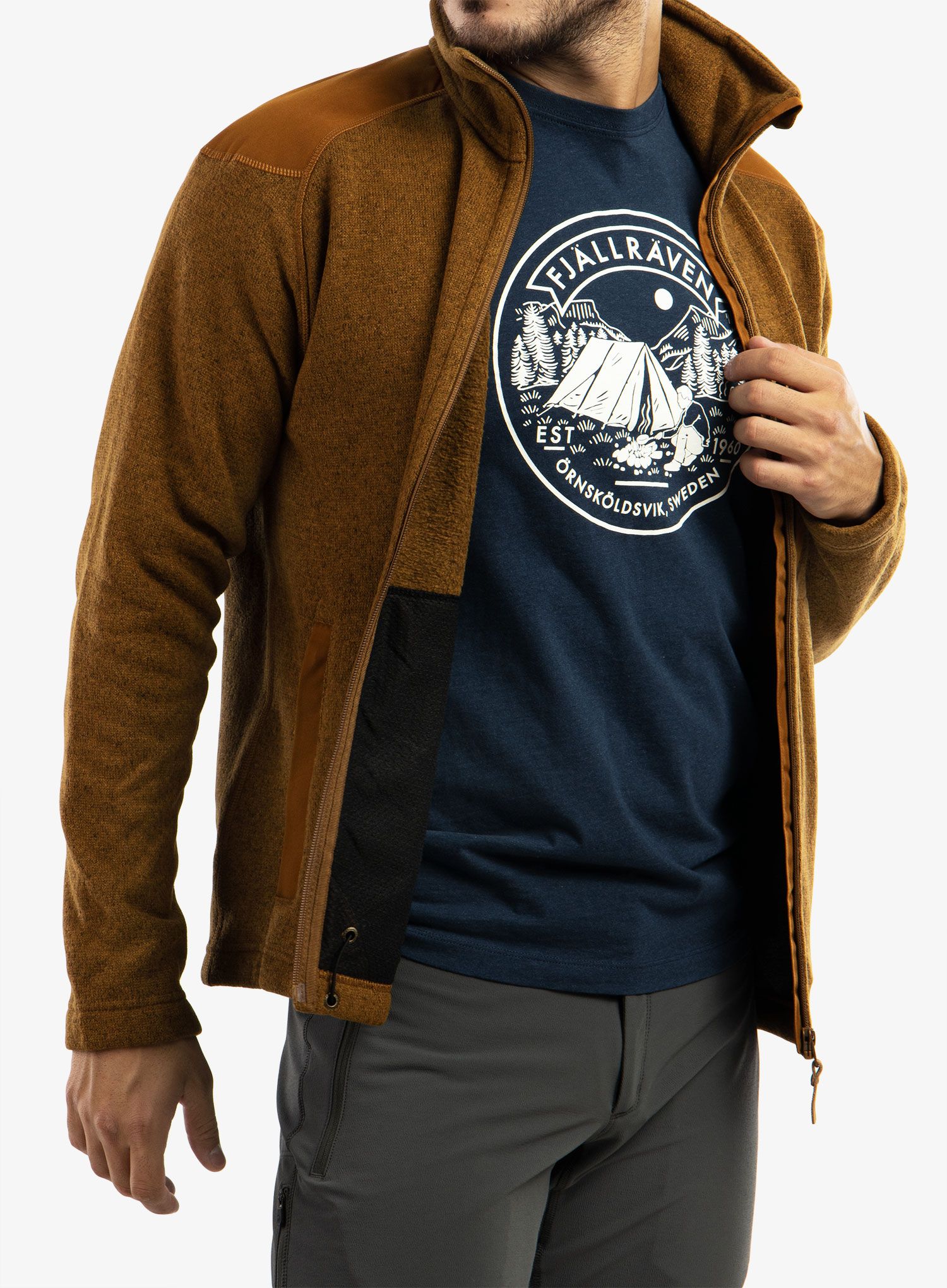Mikina Fjallraven Buck Fleece - chestnut