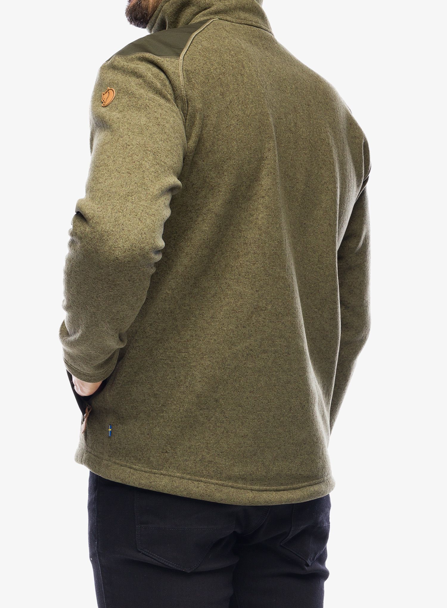 Mikina Fjallraven Buck Fleece - laurel green/deep forest