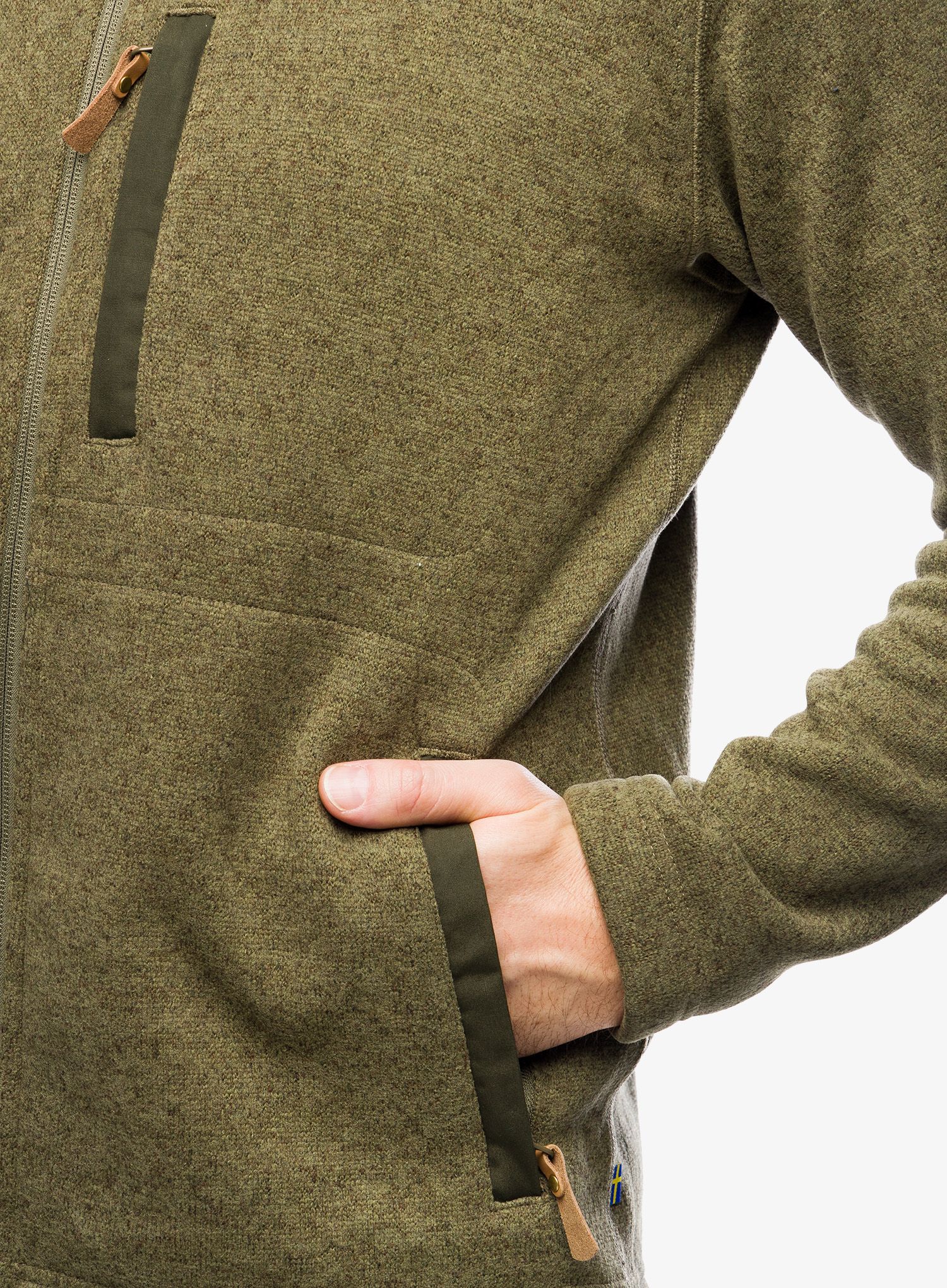 Mikina Fjallraven Buck Fleece - laurel green/deep forest