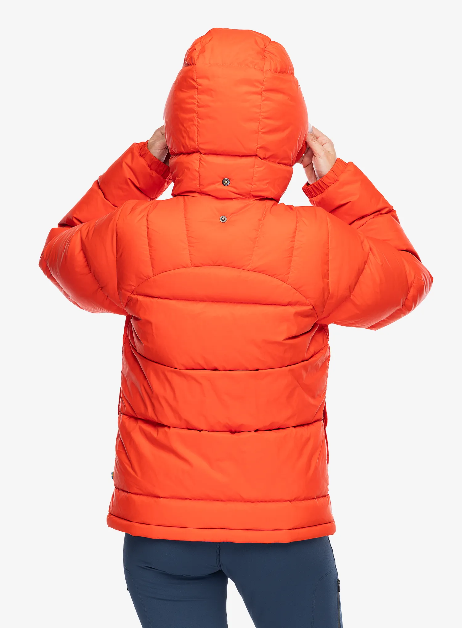 Dámská péřová bunda Fjallraven Expedition Down Lite Jacket - flame orange/un blue