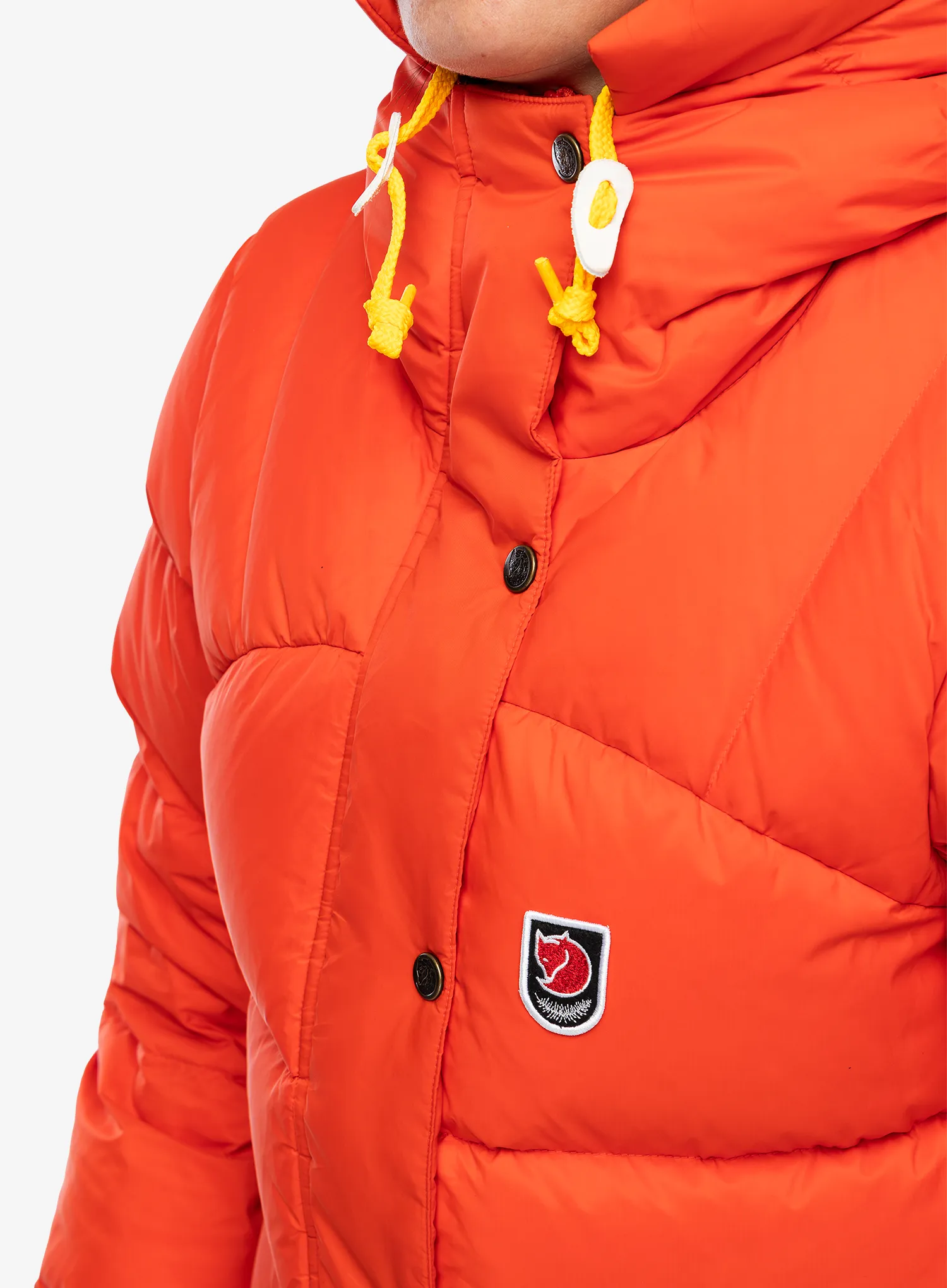 Dámská péřová bunda Fjallraven Expedition Down Lite Jacket - flame orange/un blue