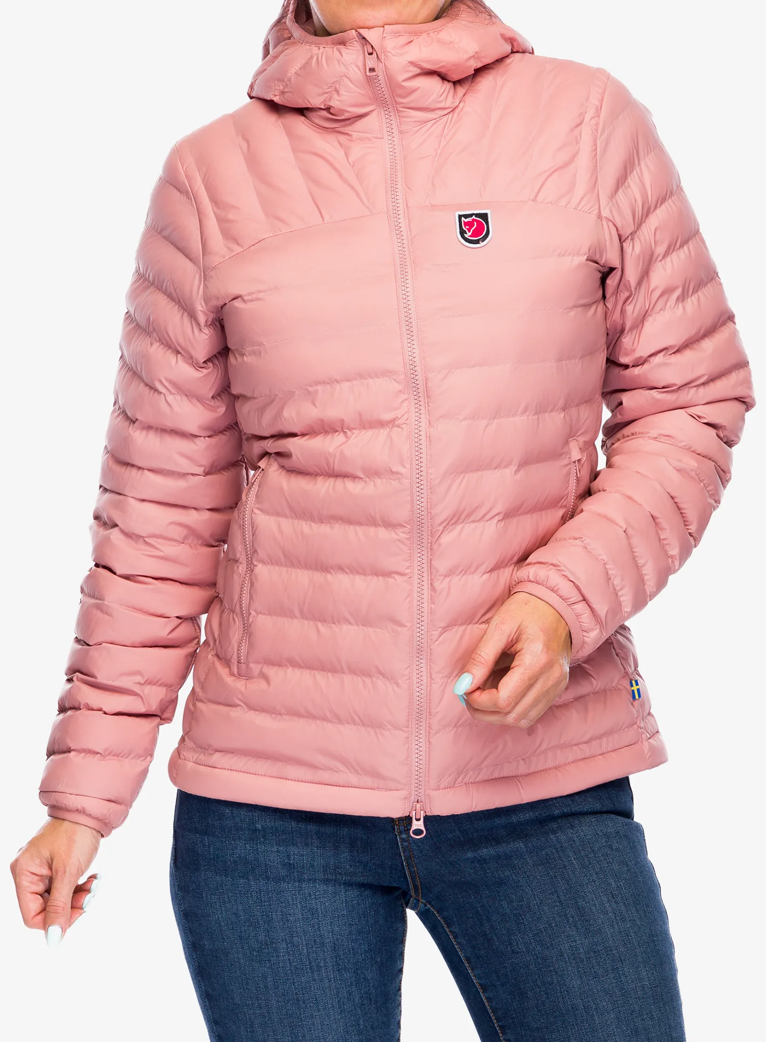 Zateplená bunda dámská Fjallraven Expedition Latt Hoodie - dusty rose