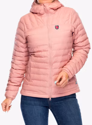 Zateplená bunda dámská Fjallraven Expedition Latt Hoodie - dusty rose