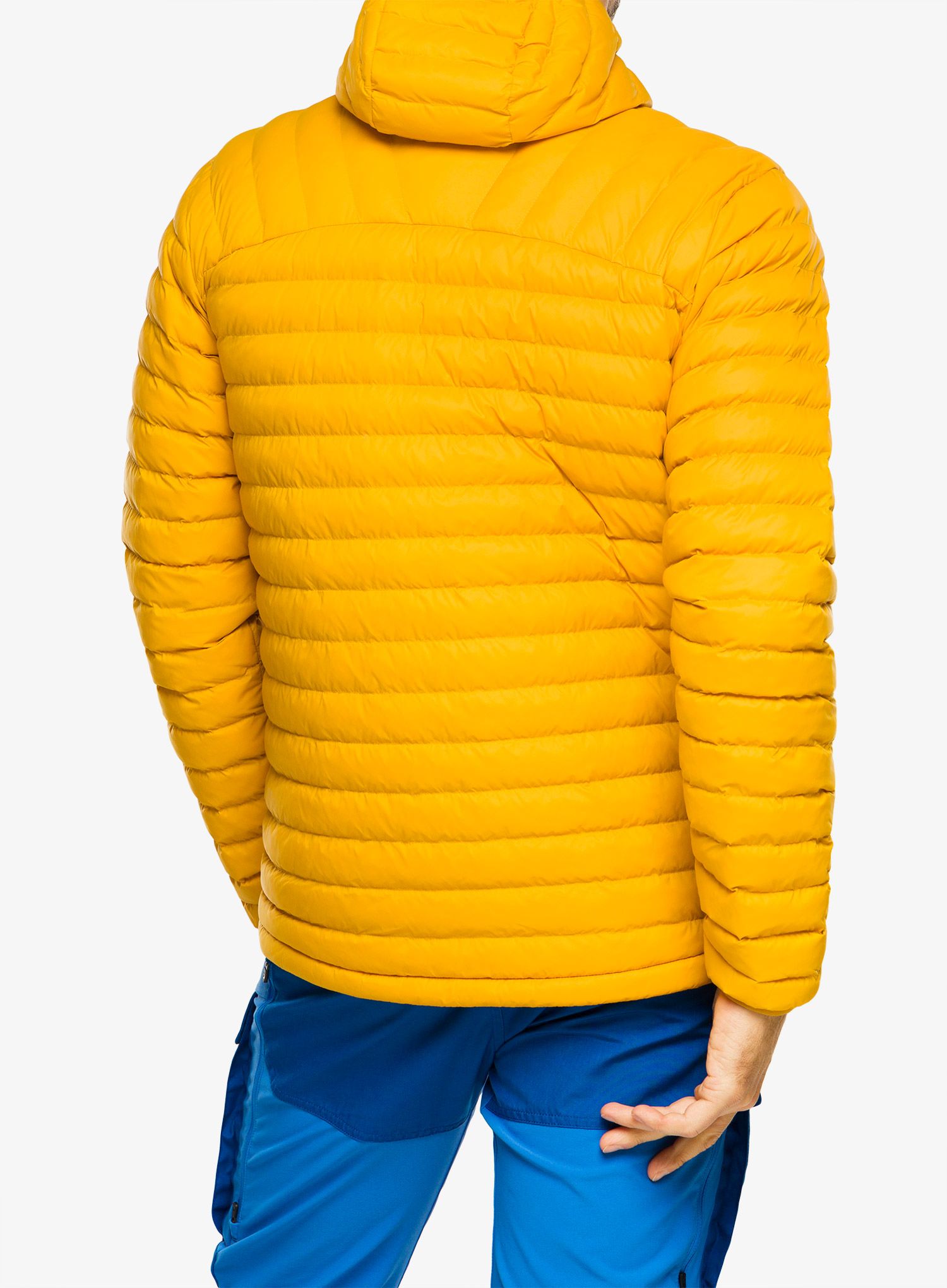 Zateplená bunda Fjallraven Expedition Latt Hoodie - mustard yellow