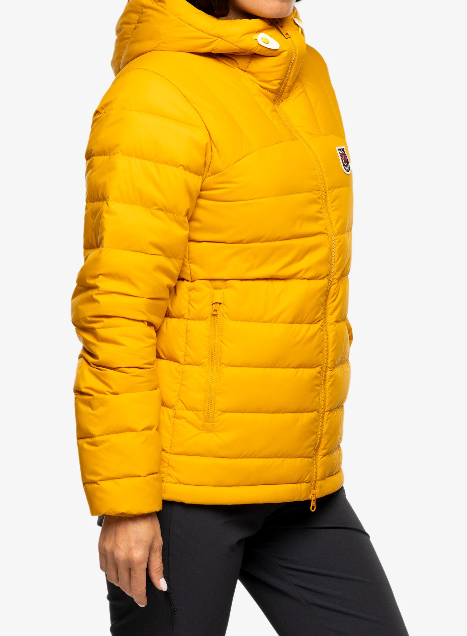 Dámská bunda Fjallraven Expedition Pack Down Hoodie - mustard yellow