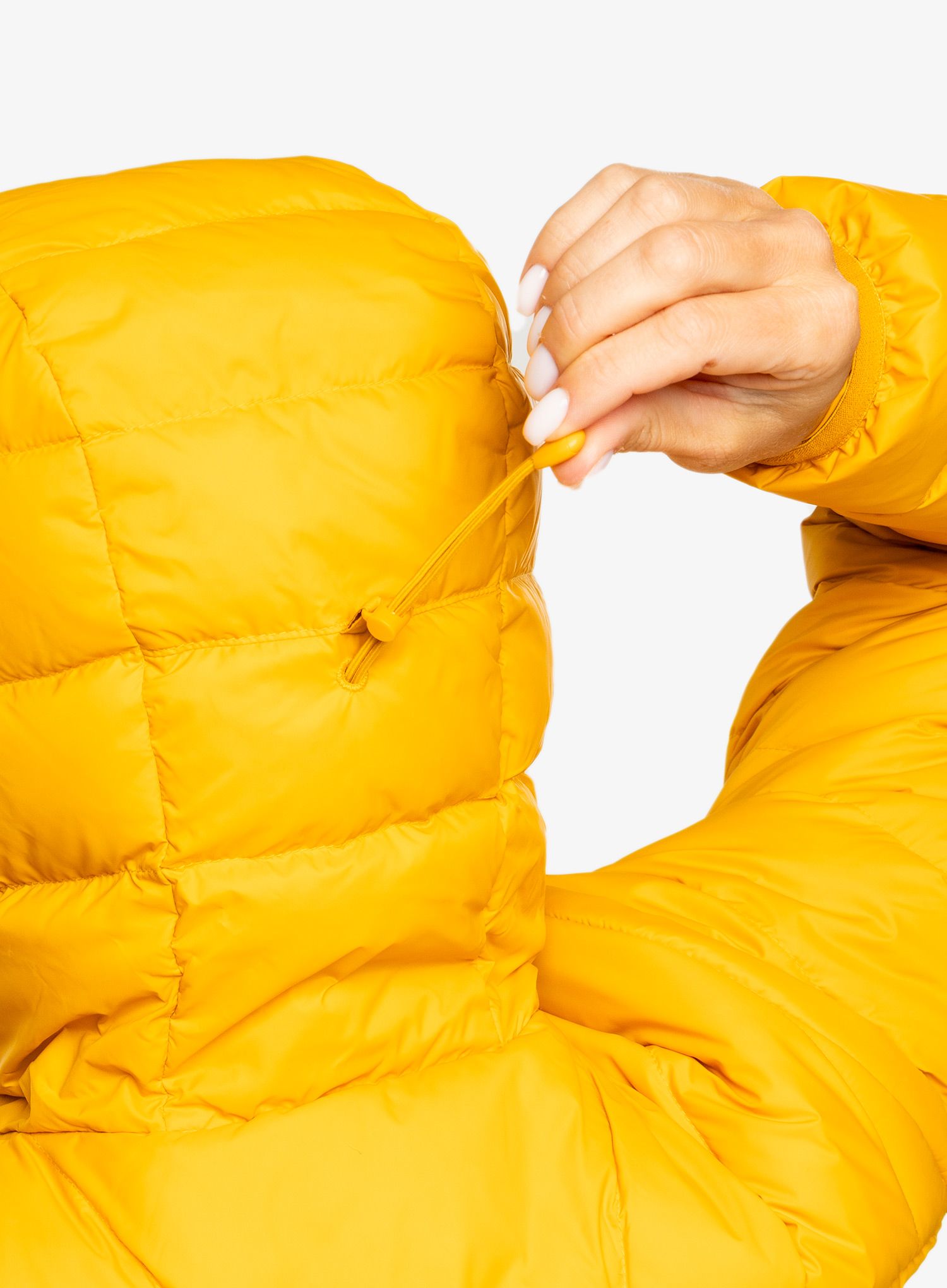 Dámská bunda Fjallraven Expedition Pack Down Hoodie - mustard yellow