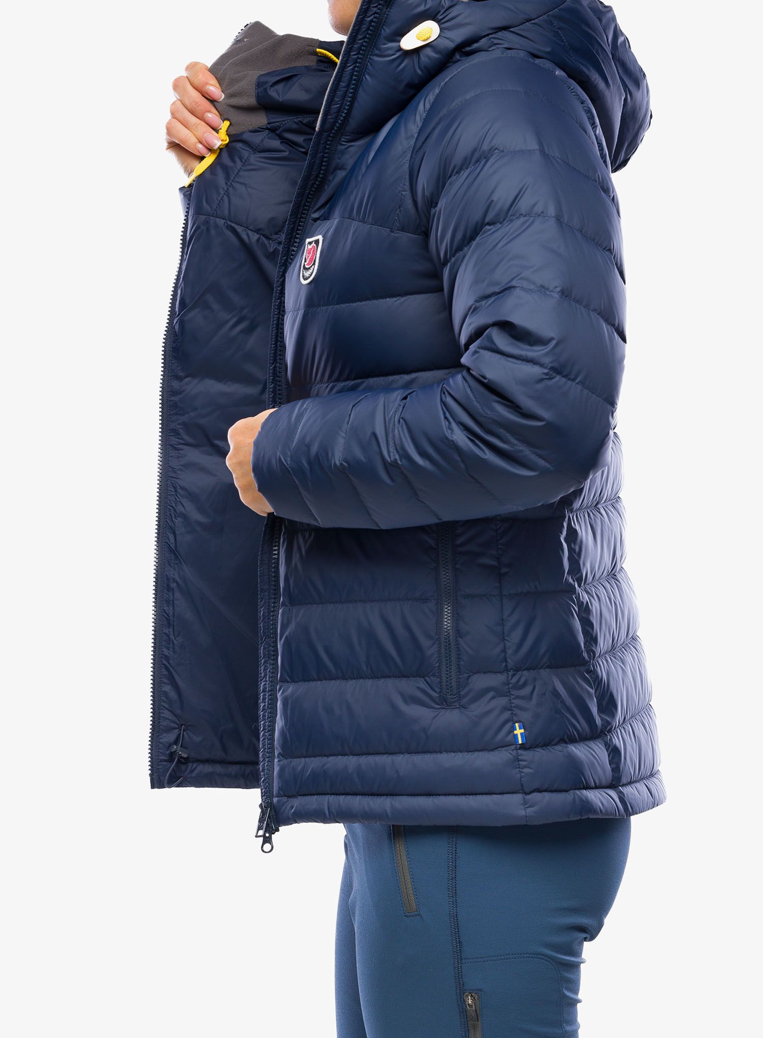 Dámská bunda Fjallraven Expedition Pack Down Hoodie - navy