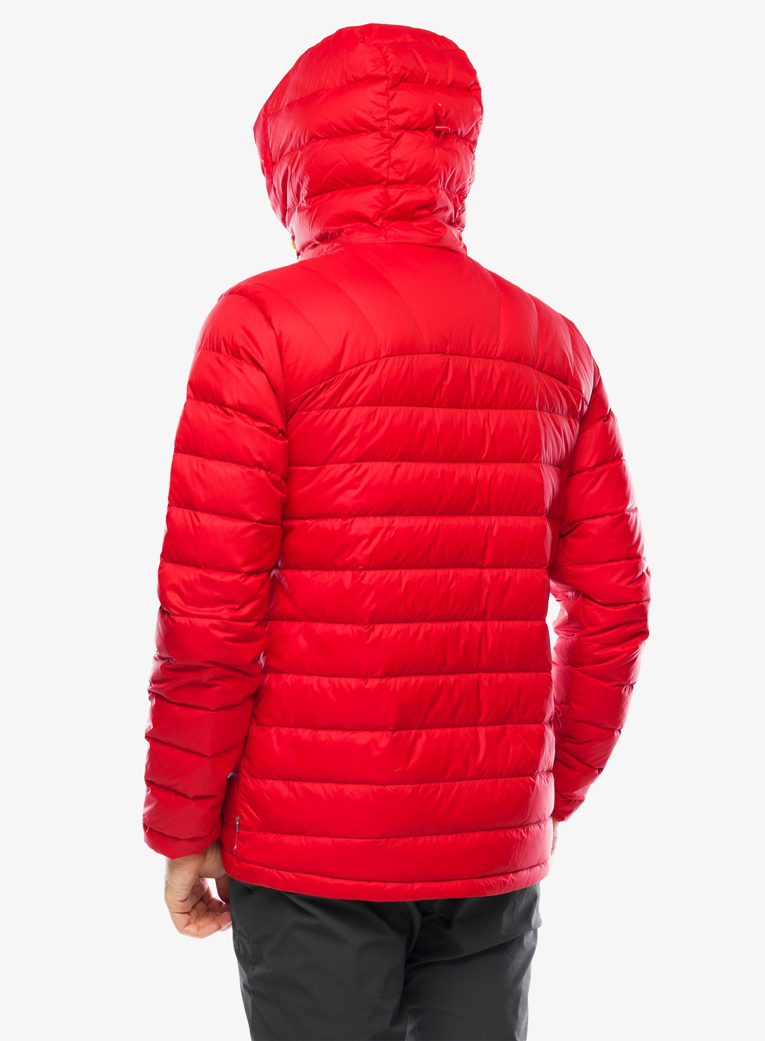 Péřová bunda Fjallraven Expedition Pack Down Hoodie - t.red