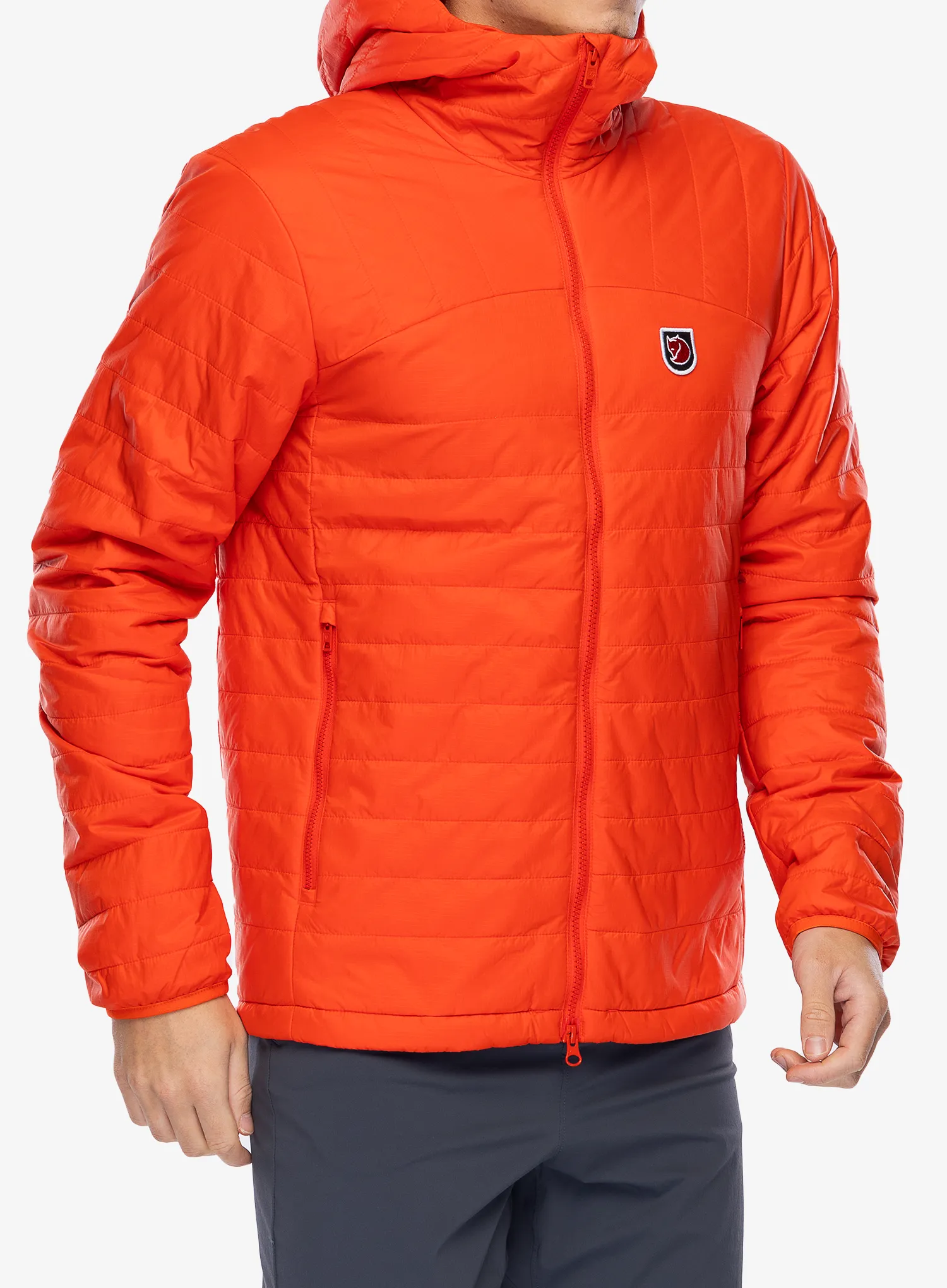 Zateplená bunda Fjallraven Expedition X-latt Hoodie - flame orange