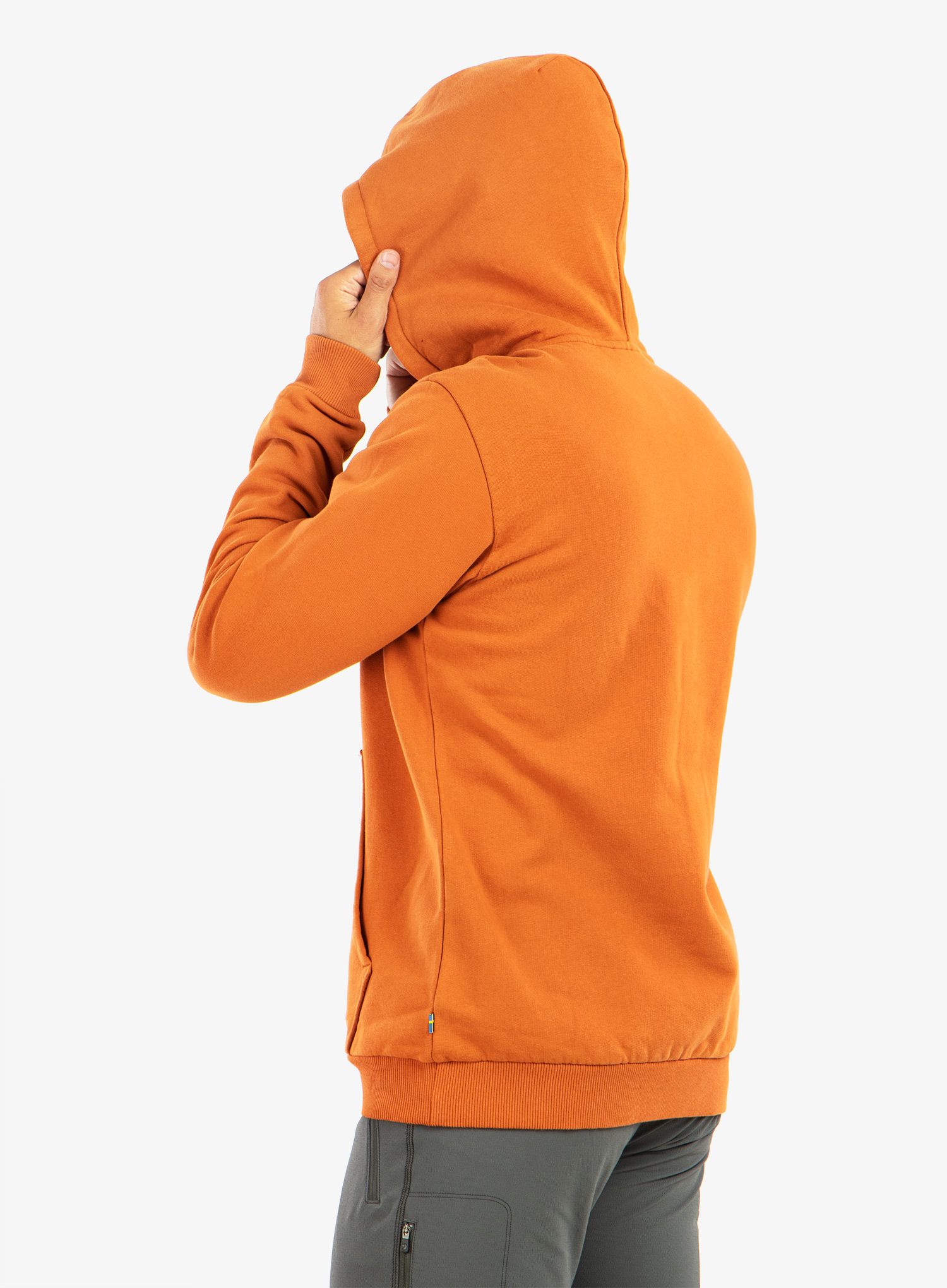 Mikina s kapucí Fjallraven Fjallraven Logo Hoodie - terracotta brown