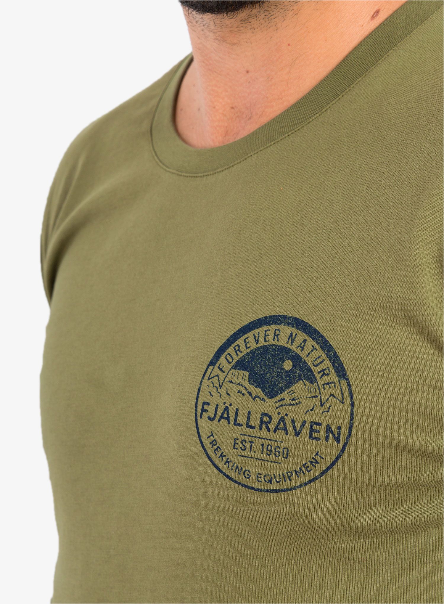 Tričko s dlouhým rukávem Fjallraven Forever Nature Badge L/S - green