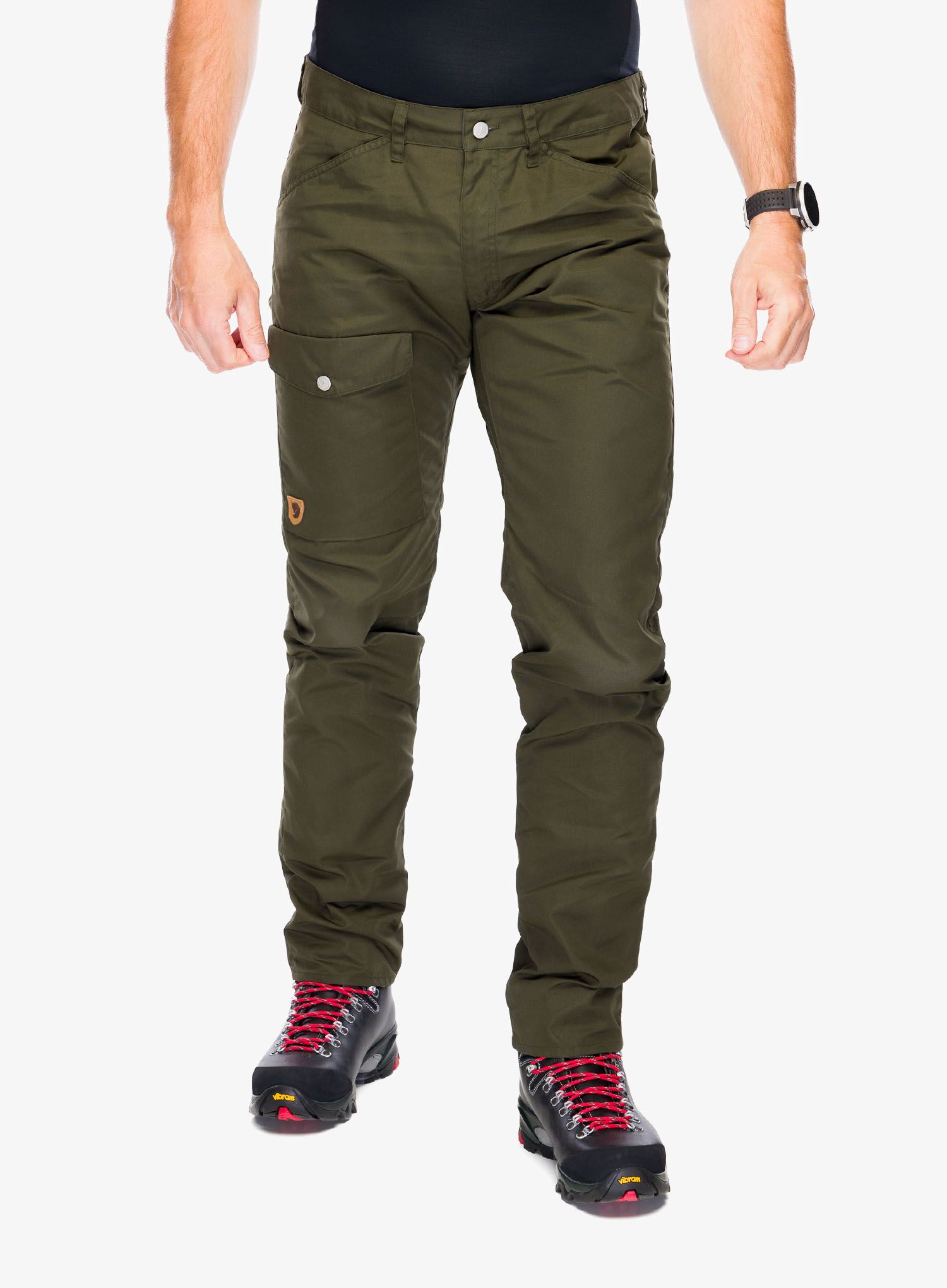 Turistické kalhoty Fjallraven Greenland Jeans Long - deep forest
